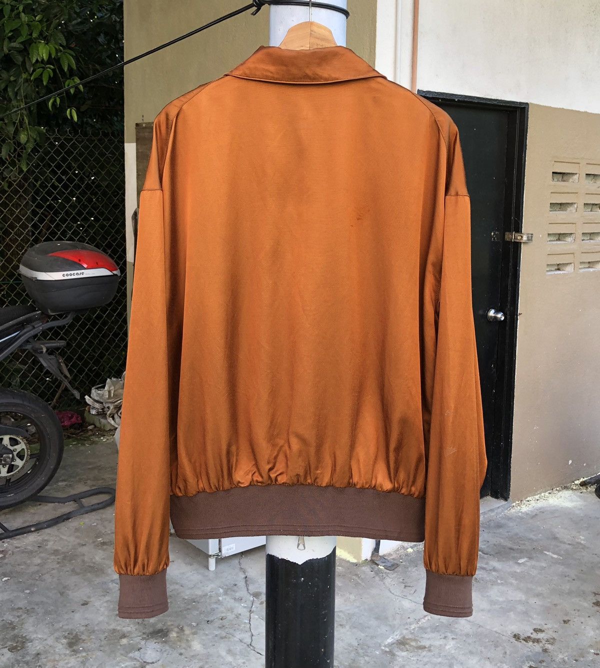 URBAN RESEARCH DOORS Urban Research no.ur76-17b004 Rayon Men Bomber Jacket Size US L / EU 52-54 / 3 - 3 Thumbnail