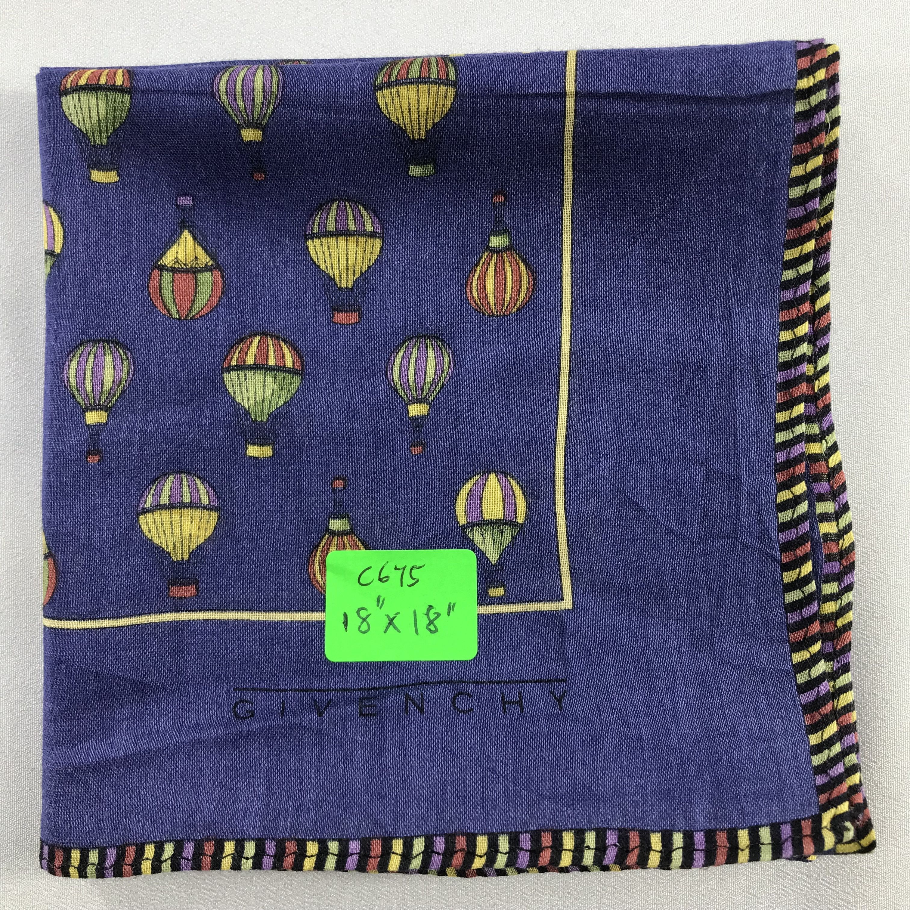 Vintage Givenchy Handkerchief / Bandana / Neckerchief C675 Size ONE SIZE - 7 Thumbnail