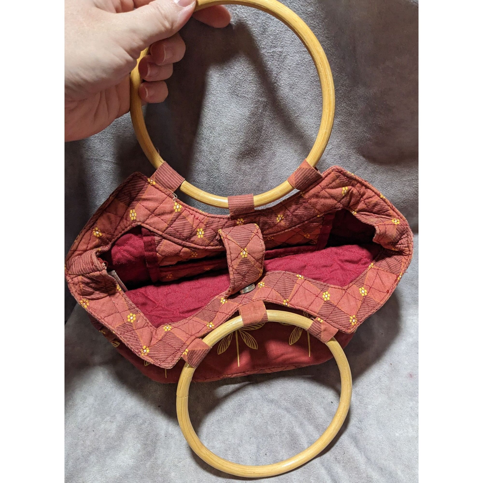 Other Ms. Millie Collection Quilted Dragonfly Handbag Size ONE SIZE - 11 Thumbnail