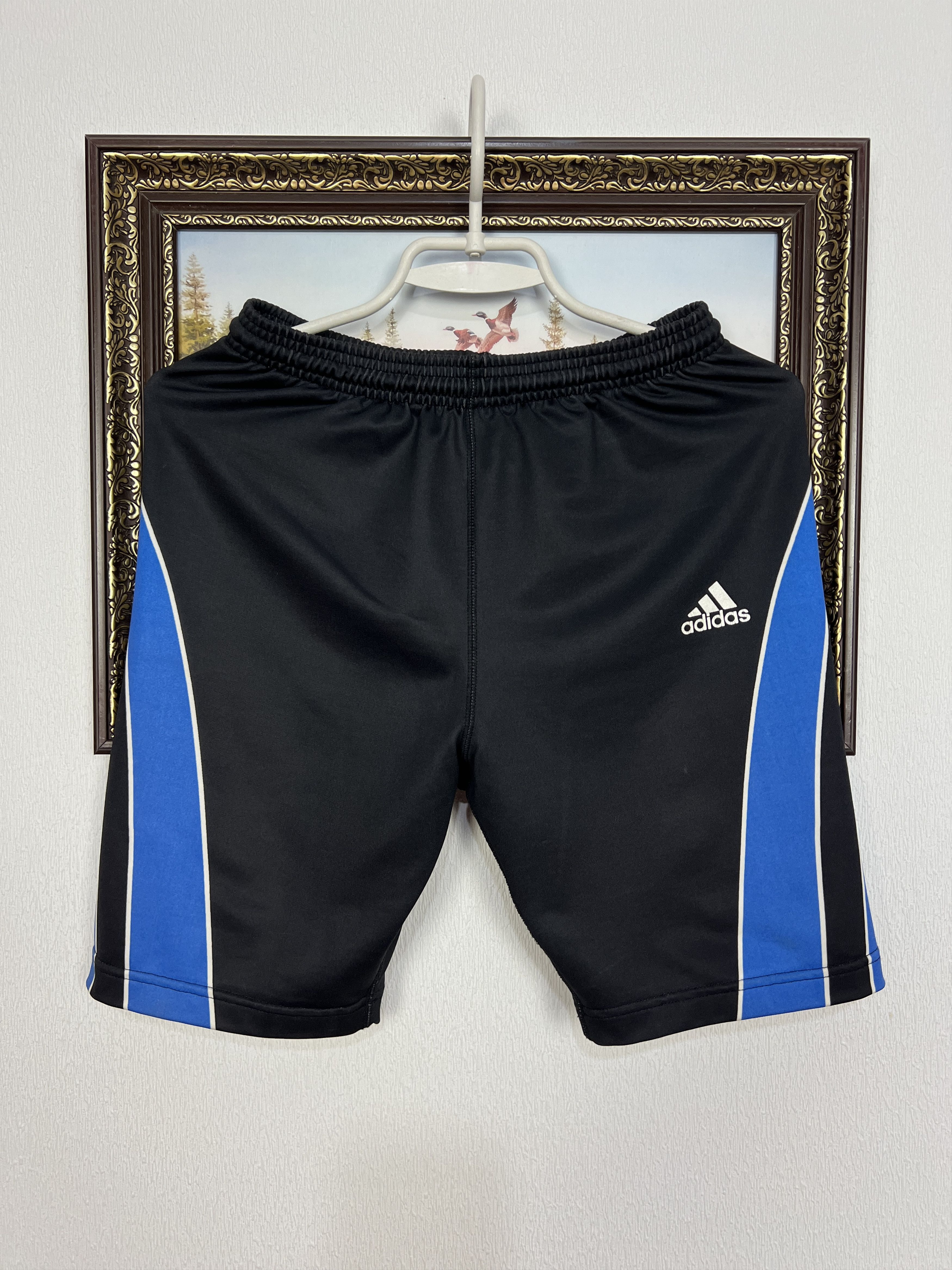 Adidas Vintage 90's Adidas Black Cycling Shorts Rare Sport Track Size US 32 / EU 48 - 1 Thumbnail