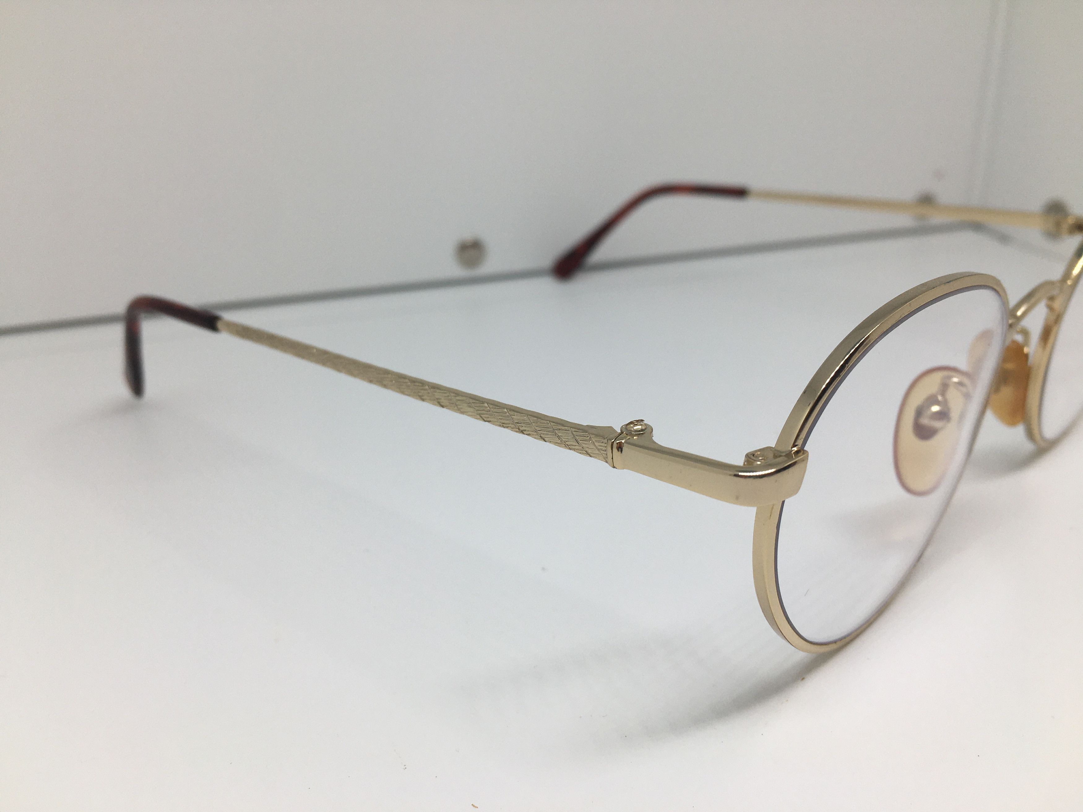 Vintage Vintage CARVO Gold Metal Eyeglasses Frame Size ONE SIZE - 2 Thumbnail