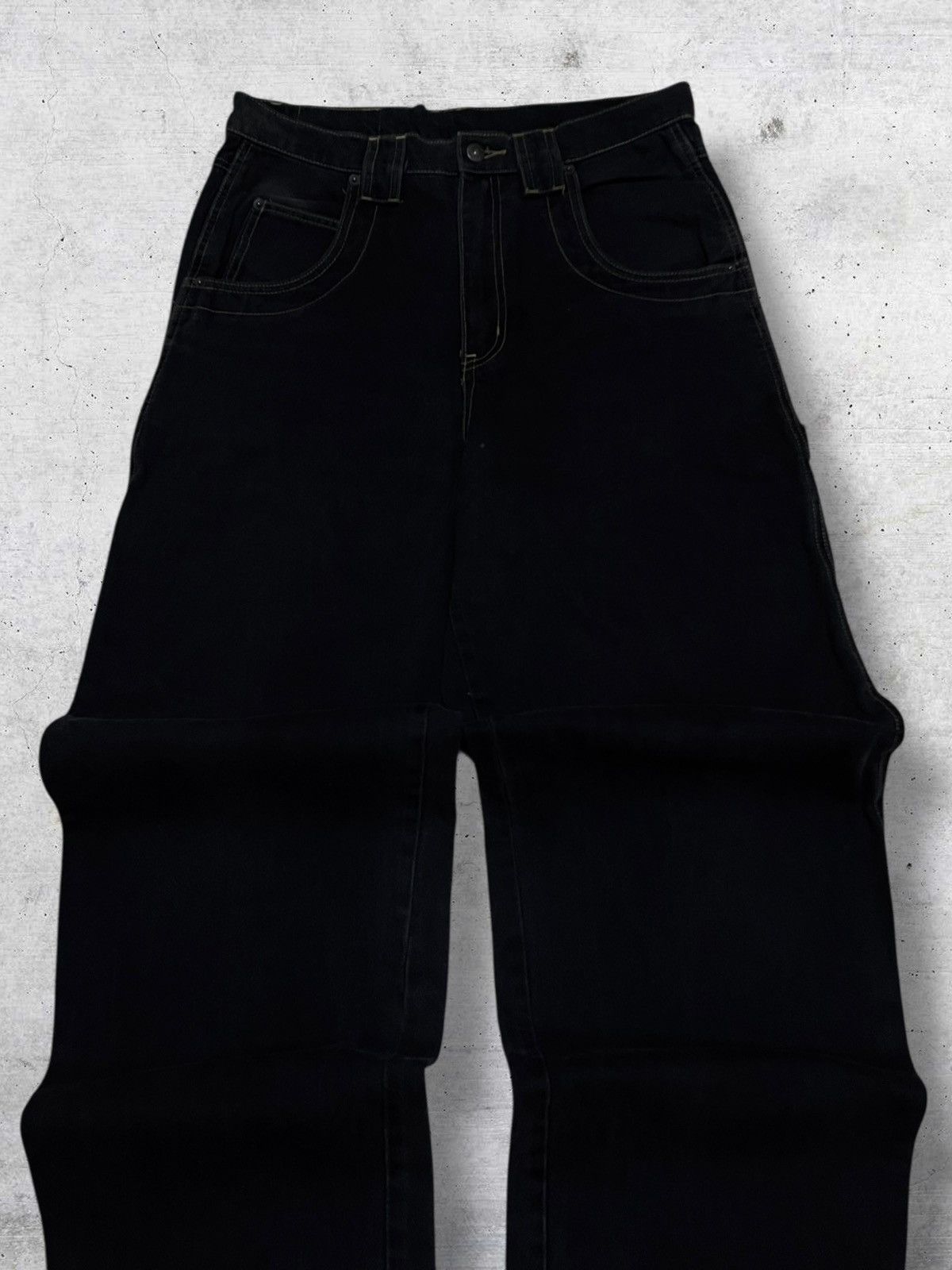 Japanese Brand VINTAGE BAGGY CARPENTER 90S DESIGNER HARLEY DAVIDSON DENIM Size US 32 / EU 48 - 12 Thumbnail