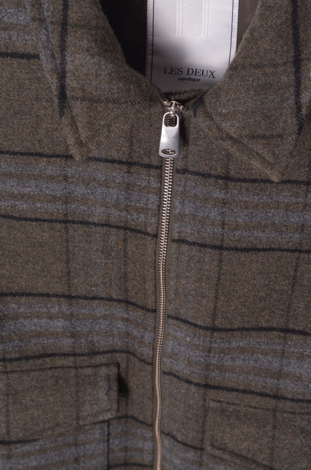 Les Deux Les Deux wool aviator “Planchett Check bomber jacket” size M Size US M / EU 48-50 / 2 - 3 Thumbnail
