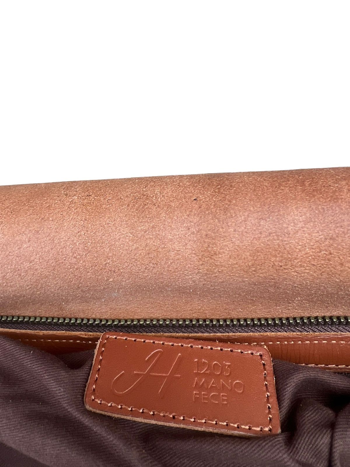 Leather Vintage H1203 Mano Fece Japan Leather Bag Size ONE SIZE - 23 Thumbnail