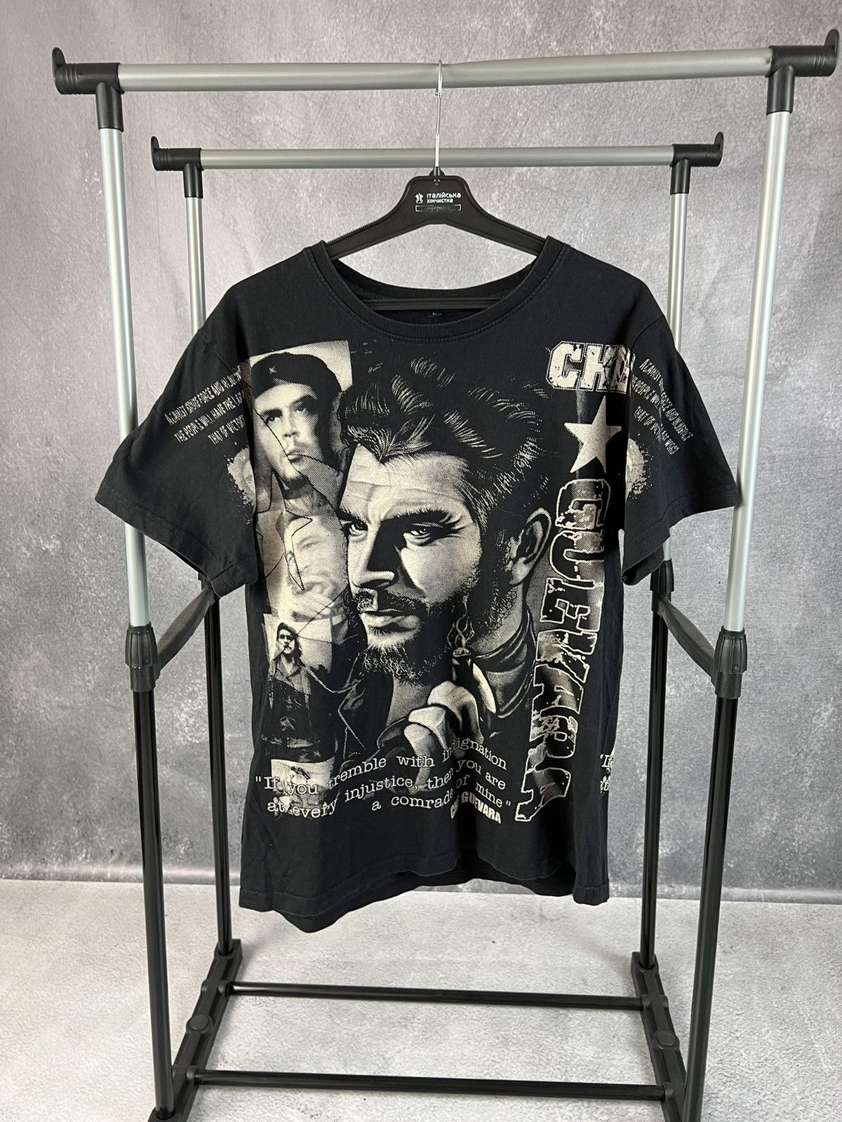 Band Tees × Vintage Vintage Che Guevara overprint T-shirt Size US L / EU 52-54 / 3 - 1 Thumbnail
