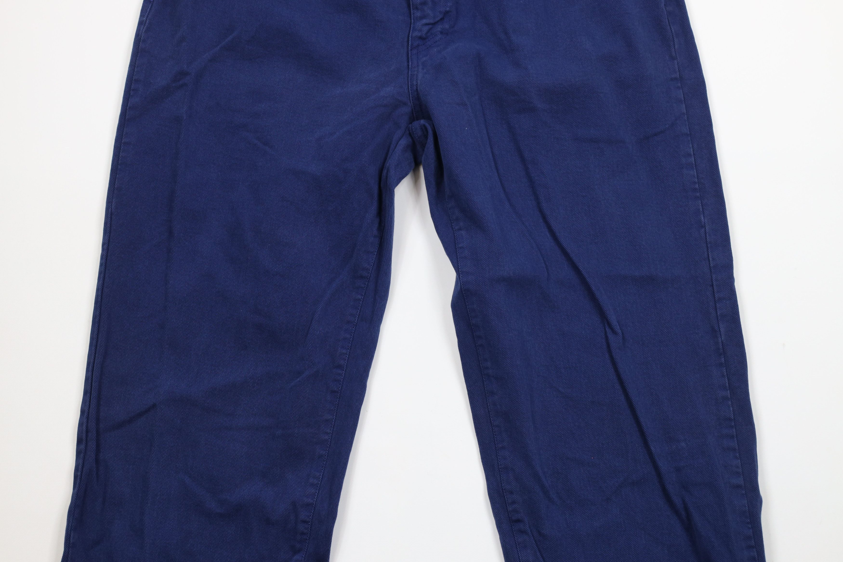 Versace × Vintage Vintage 90s Versace Spell Out Tapered Leg Denim Jeans Blue Size US 32 / EU 48 - 3 Thumbnail