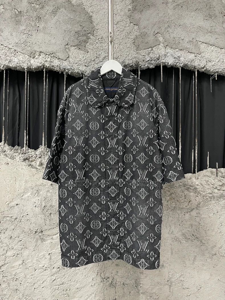 Louis Vuitton Floral with short sleeves denim jacket