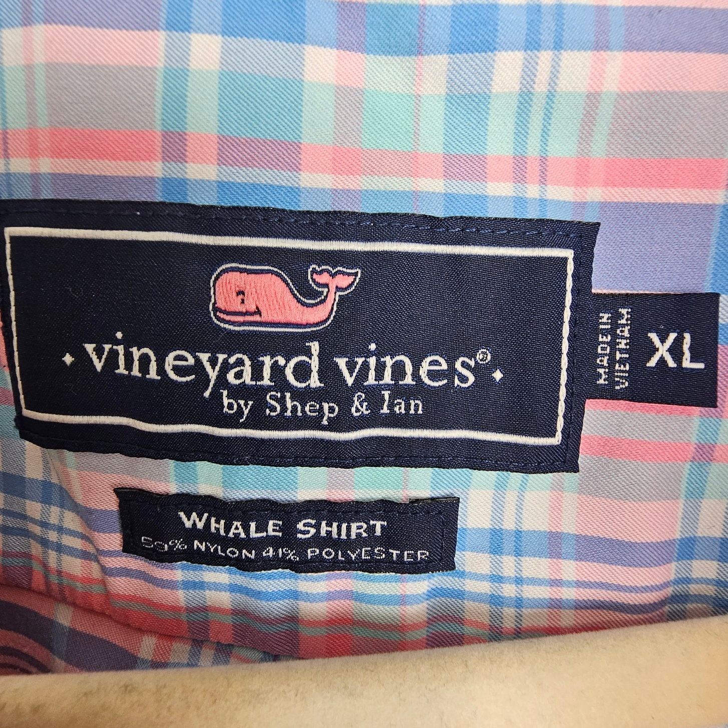 Vineyard Vines Vineyard Vines Mens Plaid Whale Shirt Sz XL Preppy Nantucket Size US XL / EU 56 / 4 - 6 Thumbnail
