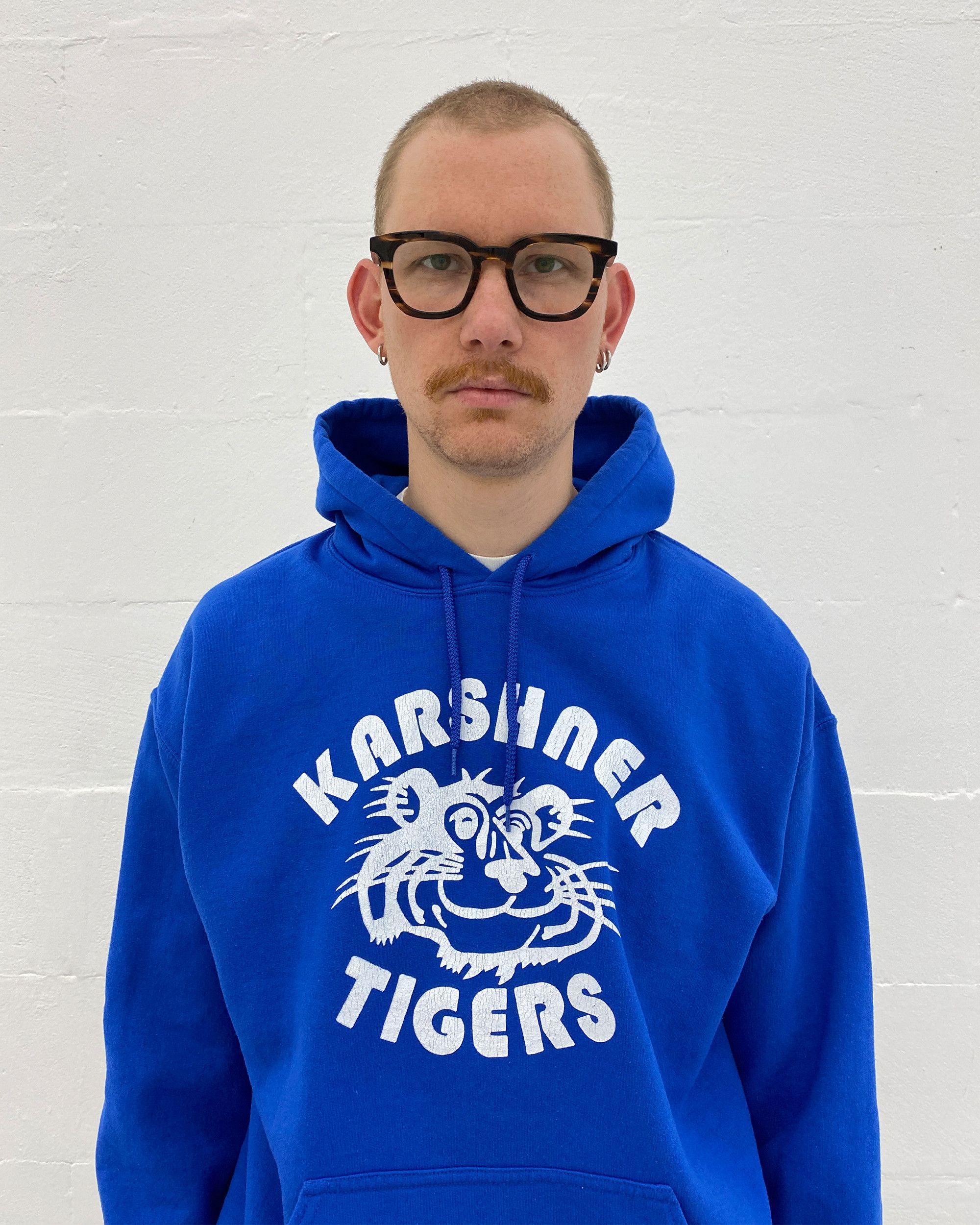 Vintage 2000s Karshner Tiger Elementary School Hoodie Size US M / EU 48-50 / 2 - 3 Thumbnail