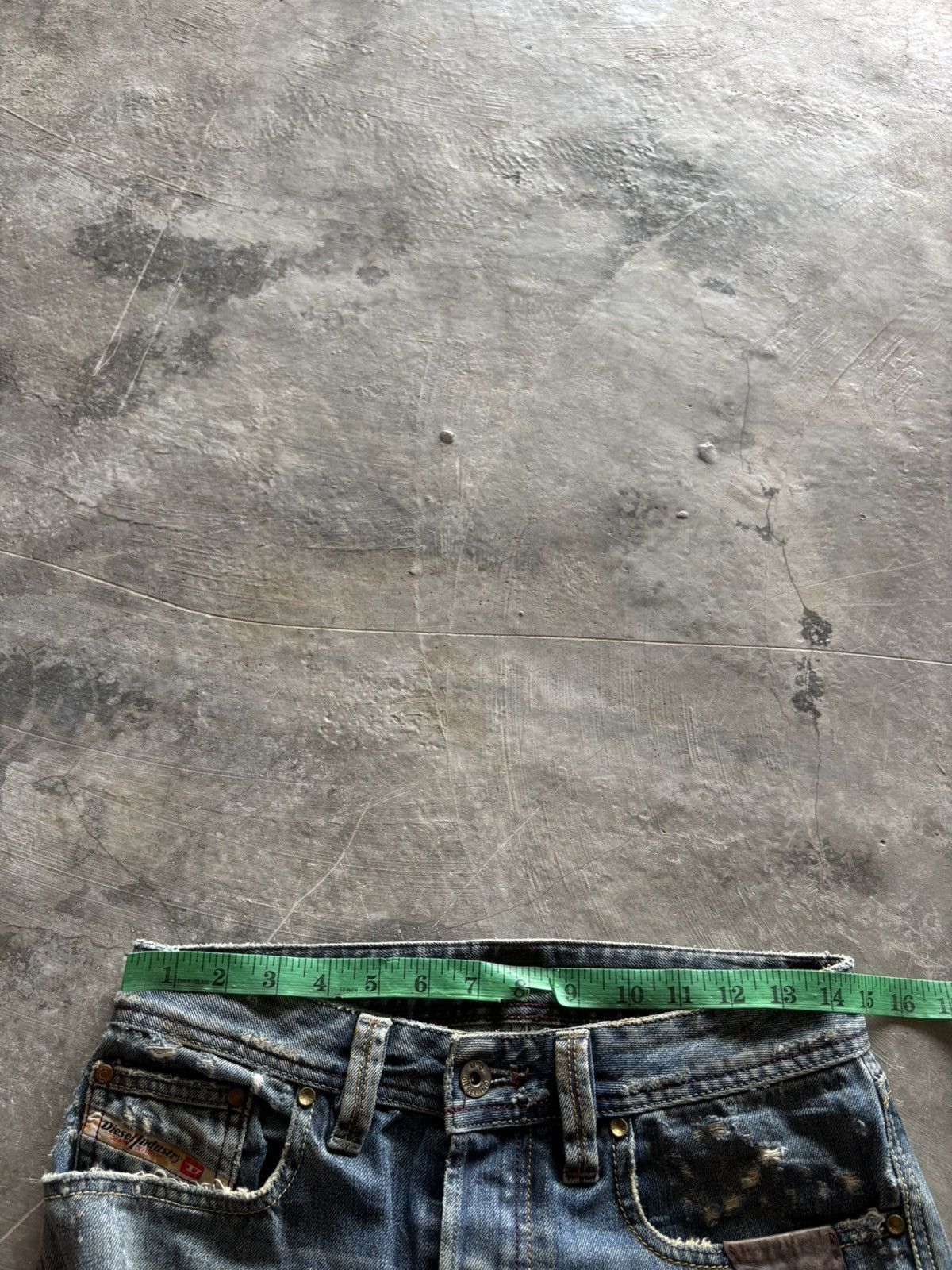 Diesel DIESEL distressed jeans rusty wash splatter punk grunge goth Size US 29 - 22 Thumbnail