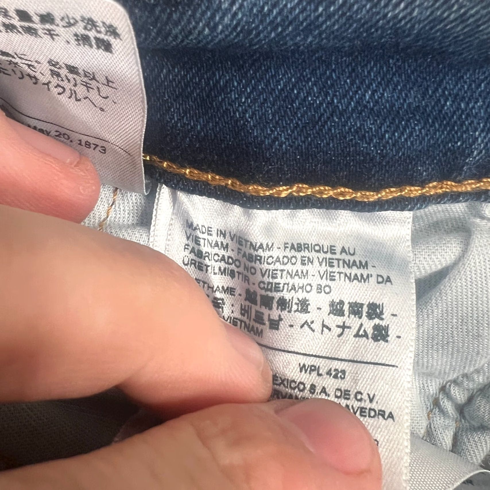 Levi's VINTAGE Levi's 511 Slim Fit Jeans Men 32x32 Blue Denim Stretch Medium Wash Casual Size US 32 / EU 48 - 6 Thumbnail