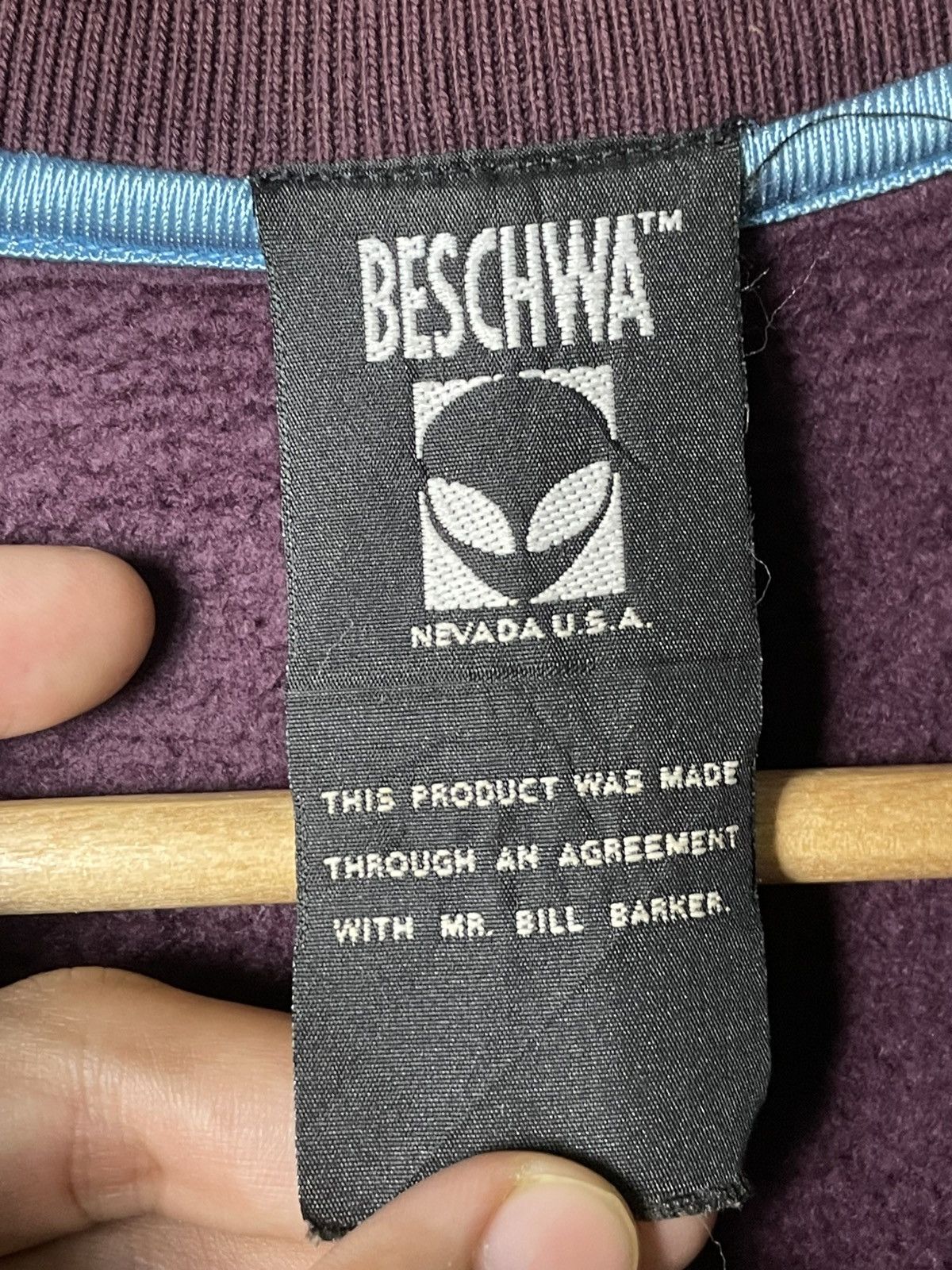 Japanese Brand × Vintage Vintage Rare Beschwa Pullover Sweater (47) Size US M / EU 48-50 / 2 - 9 Thumbnail