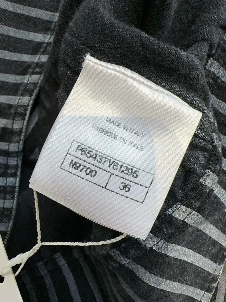 Chanel Chanel Blue Gray Striped Denim Jacket Size M / US 6-8 / IT 42-44 - 7 Thumbnail