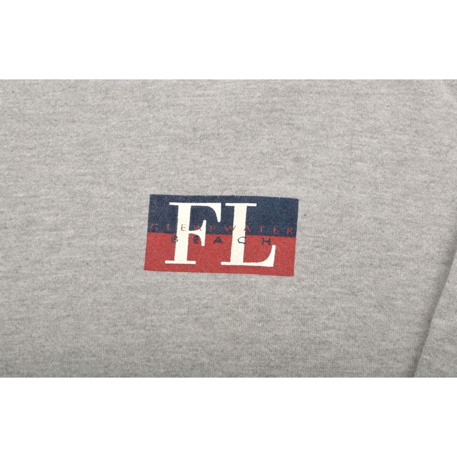 Jansport VINTAGE Jansport Florida Clearwater Beach Pullover Sweatshirt L Mens Gray US Made in USA Size US L / EU 52-54 / 3 - 3 Thumbnail
