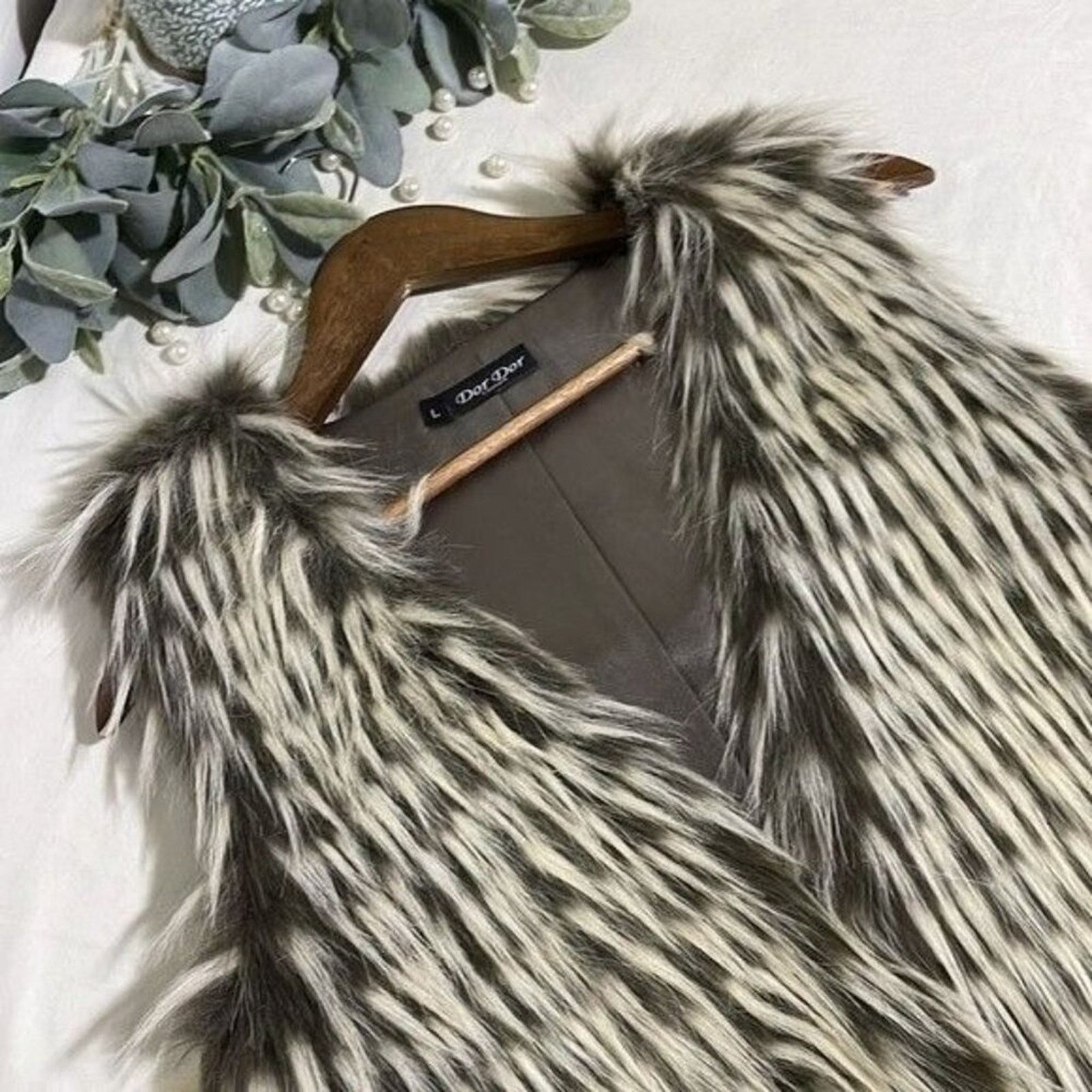 Anthropologie Anthropologie Dor Dor Couture Faux Fur Vest Large Size L / US 10 / IT 46 - 6 Thumbnail