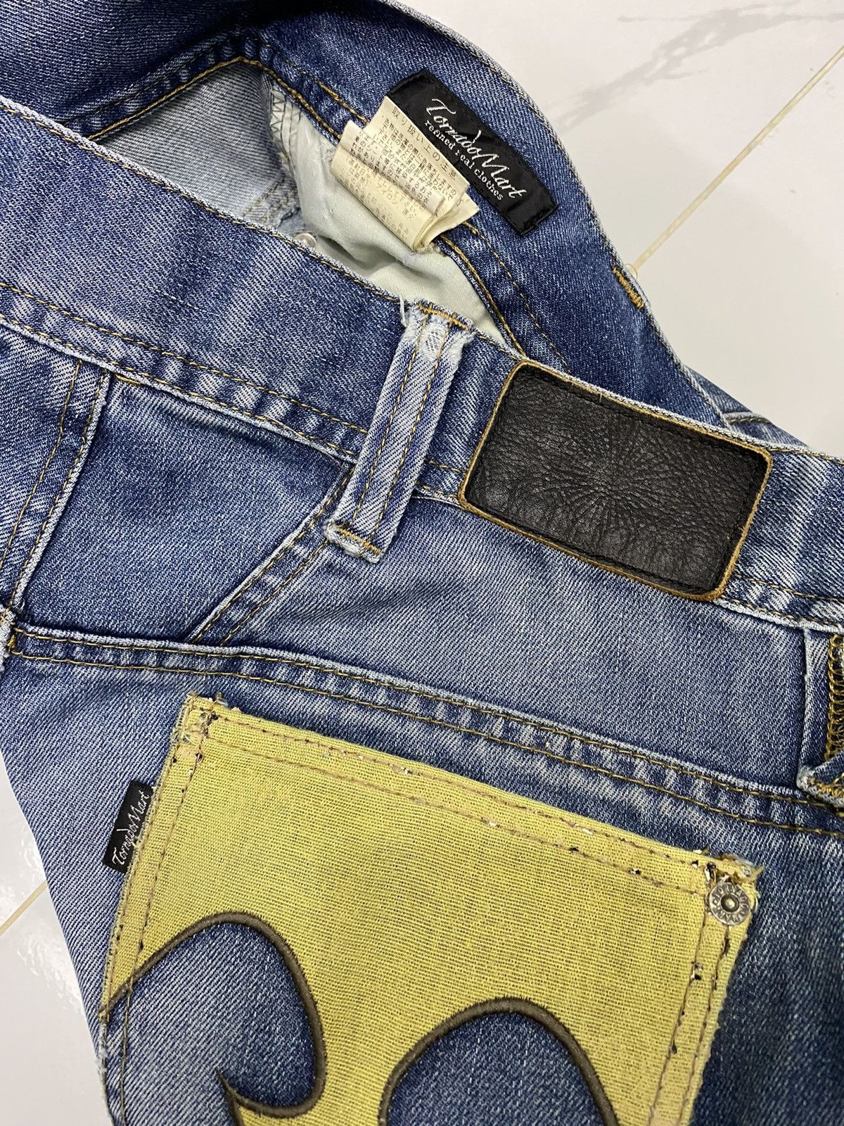 Tornado Mart Tornado Mart Tribal Flare Bootcut Jeans Size US 34 / EU 50 - 10 Thumbnail