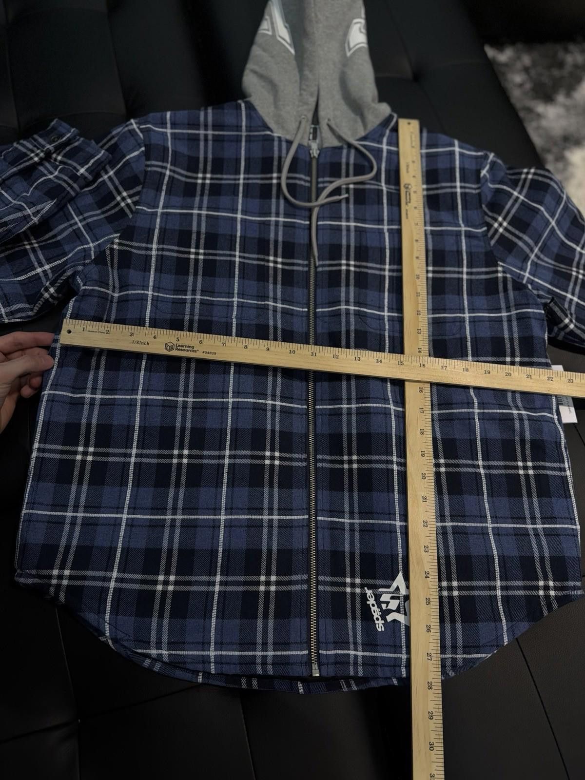Sp5der Size Large- Sp5der Worldwide 5 Blue/Black Flannel Size US L / EU 52-54 / 3 - 10 Thumbnail