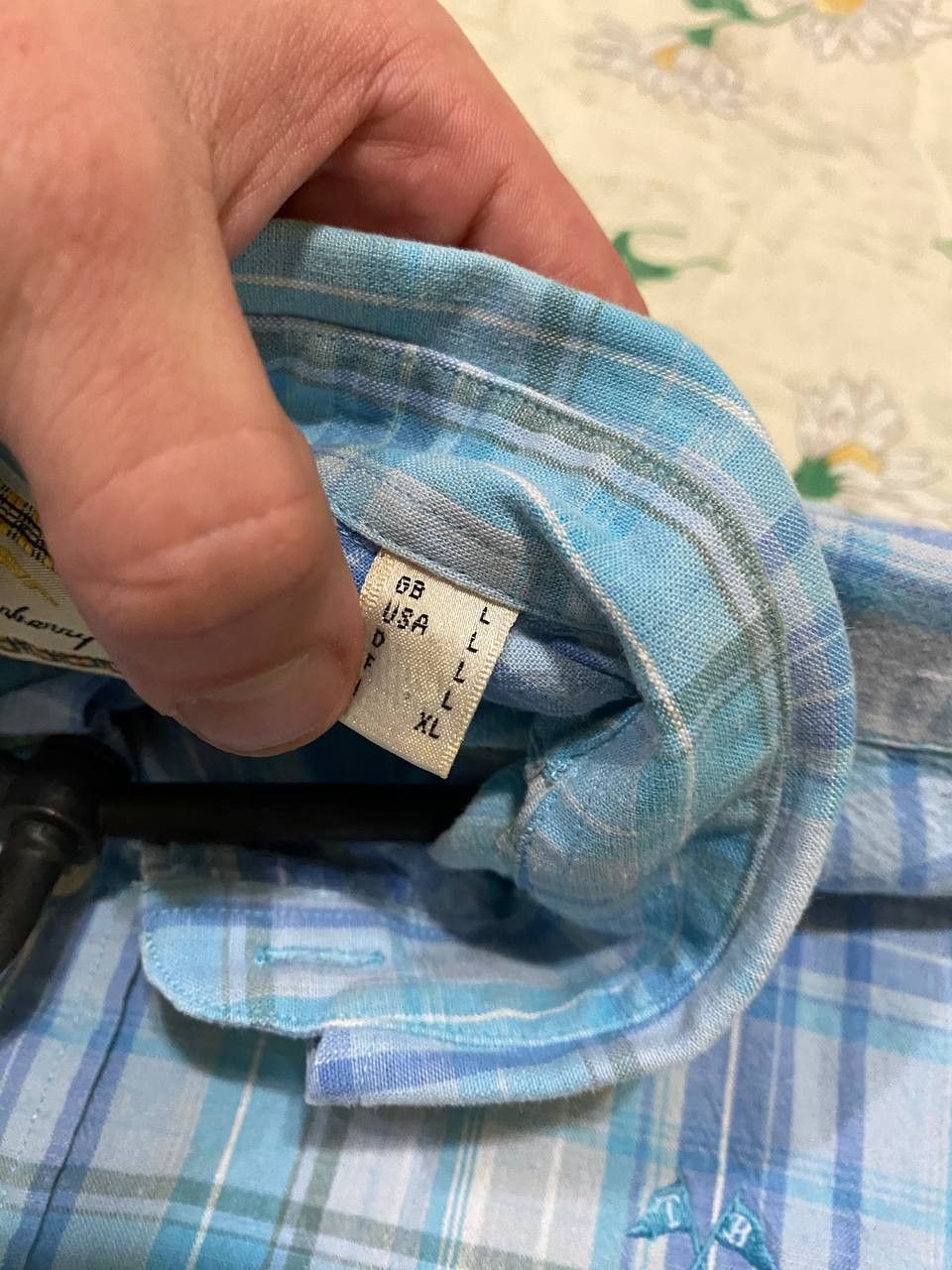 Burberry Burberry London Long Shirt Men's Check Plaid Size US L / EU 52-54 / 3 - 6 Thumbnail