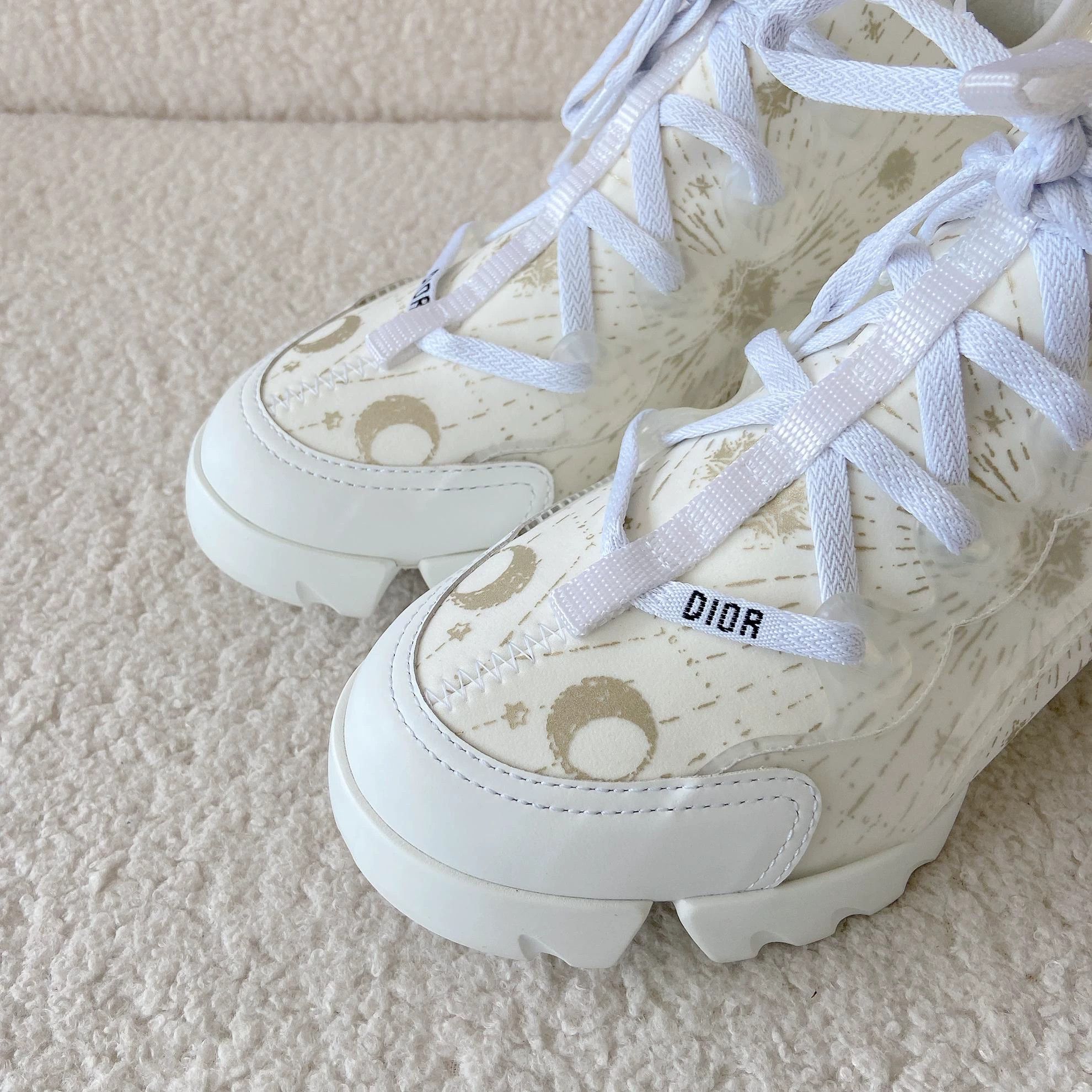 Dior Dior D-Connect Constellation Sheepskin Dad Shoes 37.5 Size US 7 / IT 37 - 6 Thumbnail