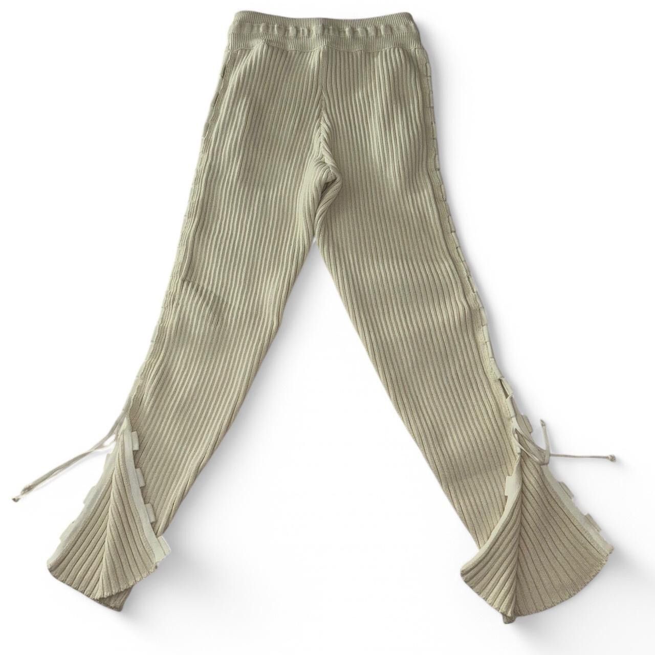 Off-White OFF WHITE NO COLOR LINK KNIT PANT | WOMENS SMALL Size 29" - 3 Thumbnail