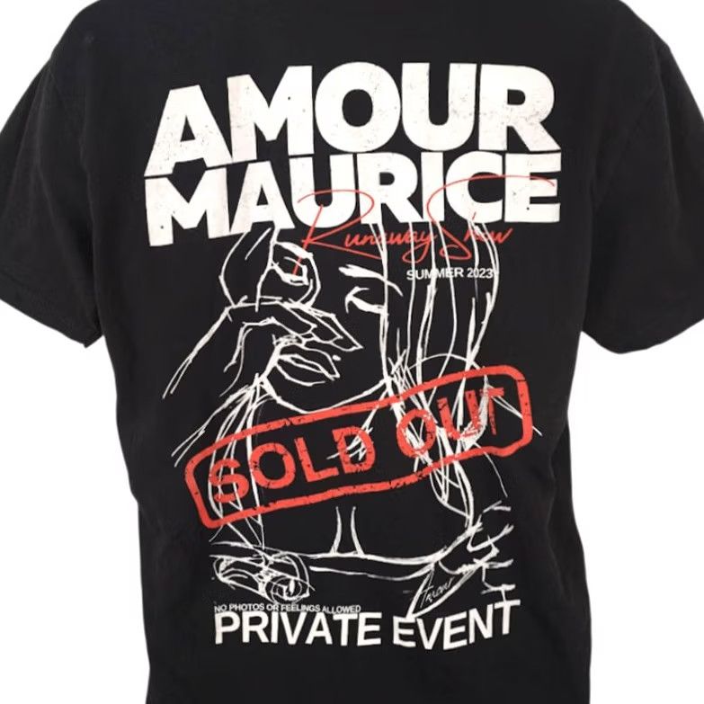 Next Level Amour Maurice T Shirt Mens Size Large Black Solid Crew Neck Short Sleeve Nike Next Level T-Shirt? Size US L / EU 52-54 / 3 - 2 Thumbnail