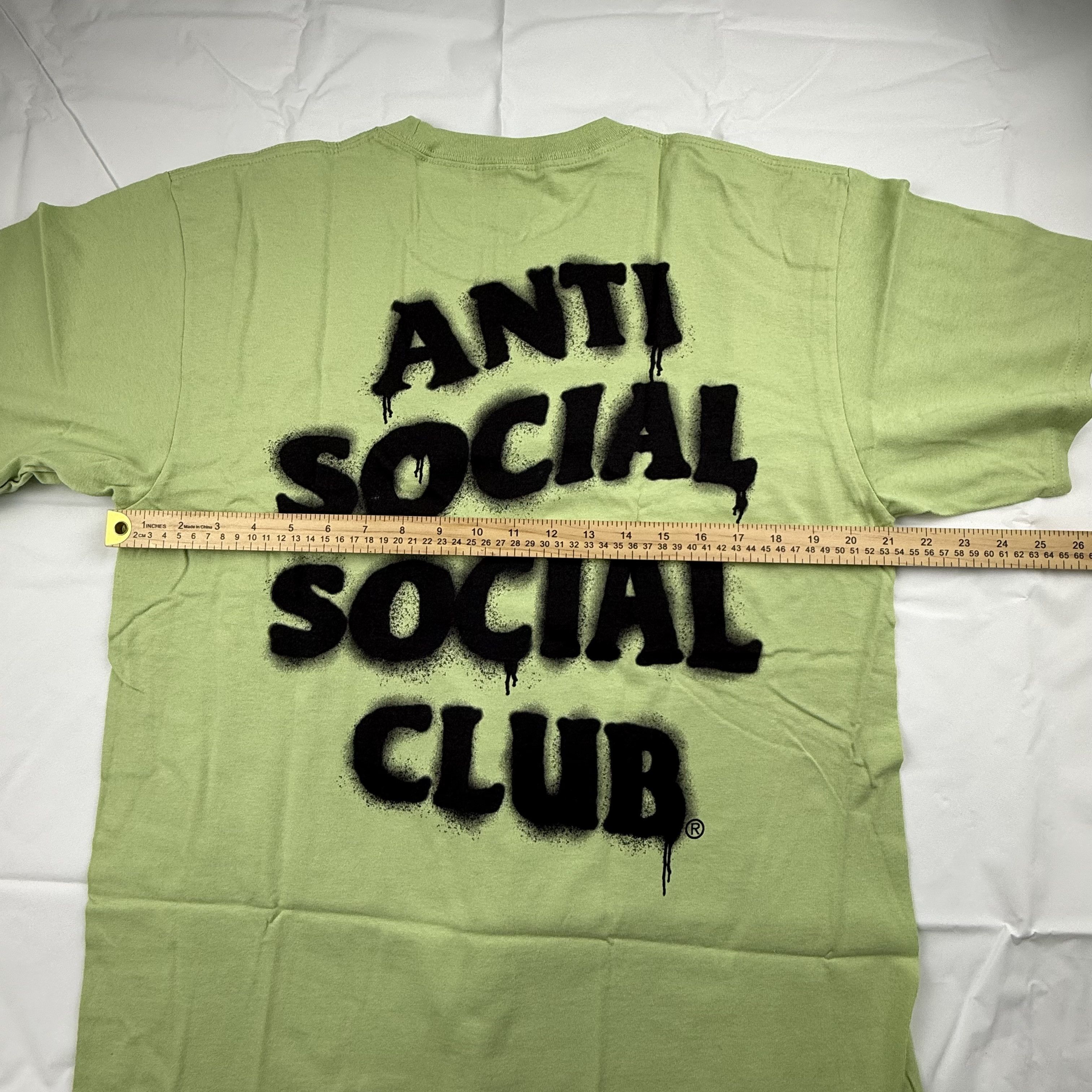 Anti Social Social Club Anti Social Social Club Burn It Down Spray Paint Tee Mens L Size US L / EU 52-54 / 3 - 6 Thumbnail
