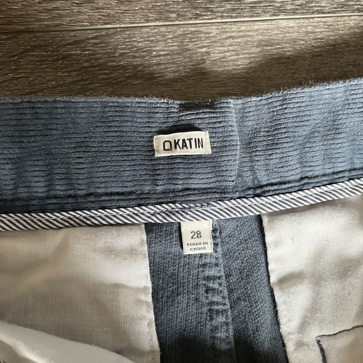 Katin Katin USA Blue Washed Corey Coin Pocket Corduroy Pants 28x30 Size US 28 / EU 44 - 9 Thumbnail