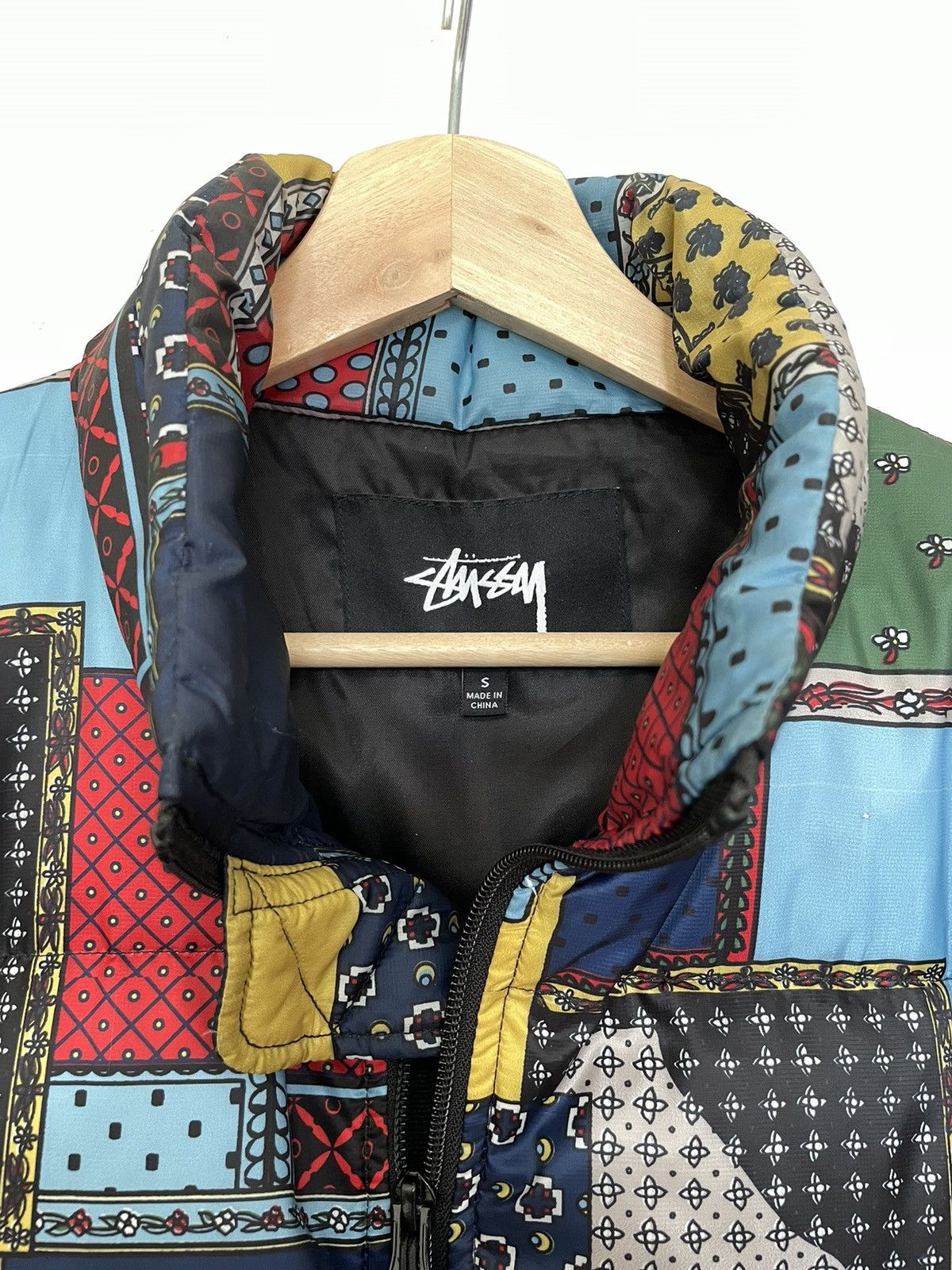 Stussy Stussy Patchwork Puffer Jacket Small Size US S / EU 44-46 / 1 - 3 Thumbnail