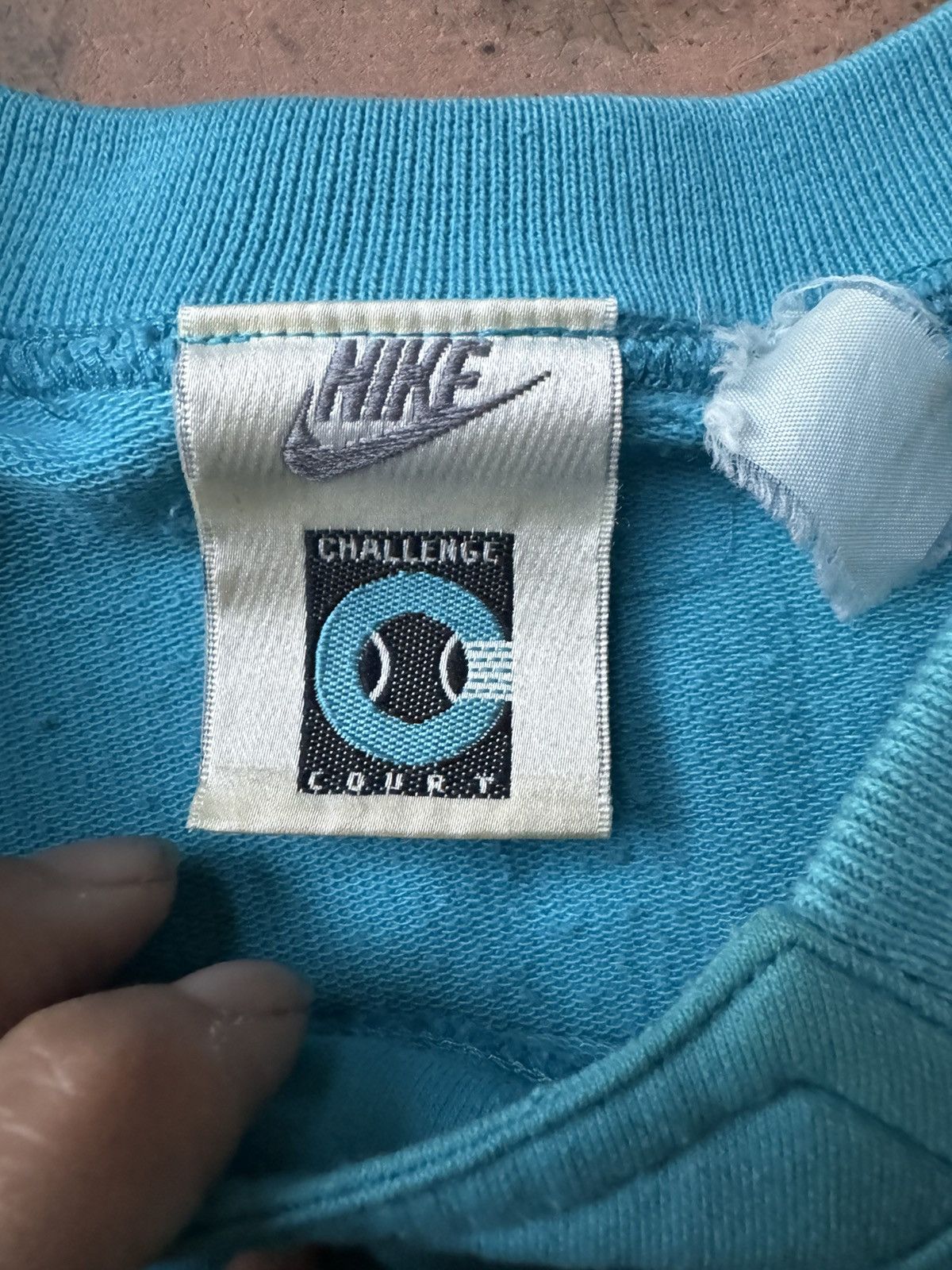 Nike Rare Nike Challange Teal Large Vintage Long Sleeve Shirt Size US L / EU 52-54 / 3 - 4 Thumbnail
