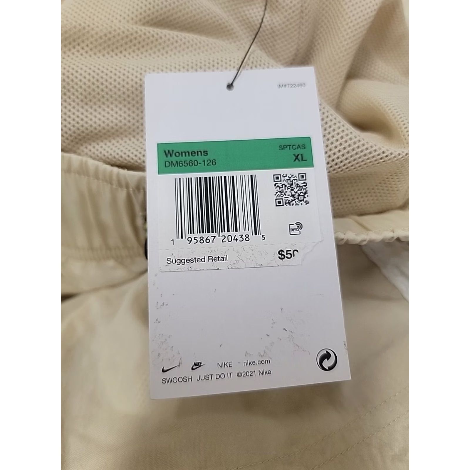 Nike Nike Women's Icon Clash Woven Shorts NWT Beige 100% Nylon L Regular Gym Training Activewear Shorts Sports Weekend Mens? Size 36" / US 14 / IT 50 - 5 Thumbnail
