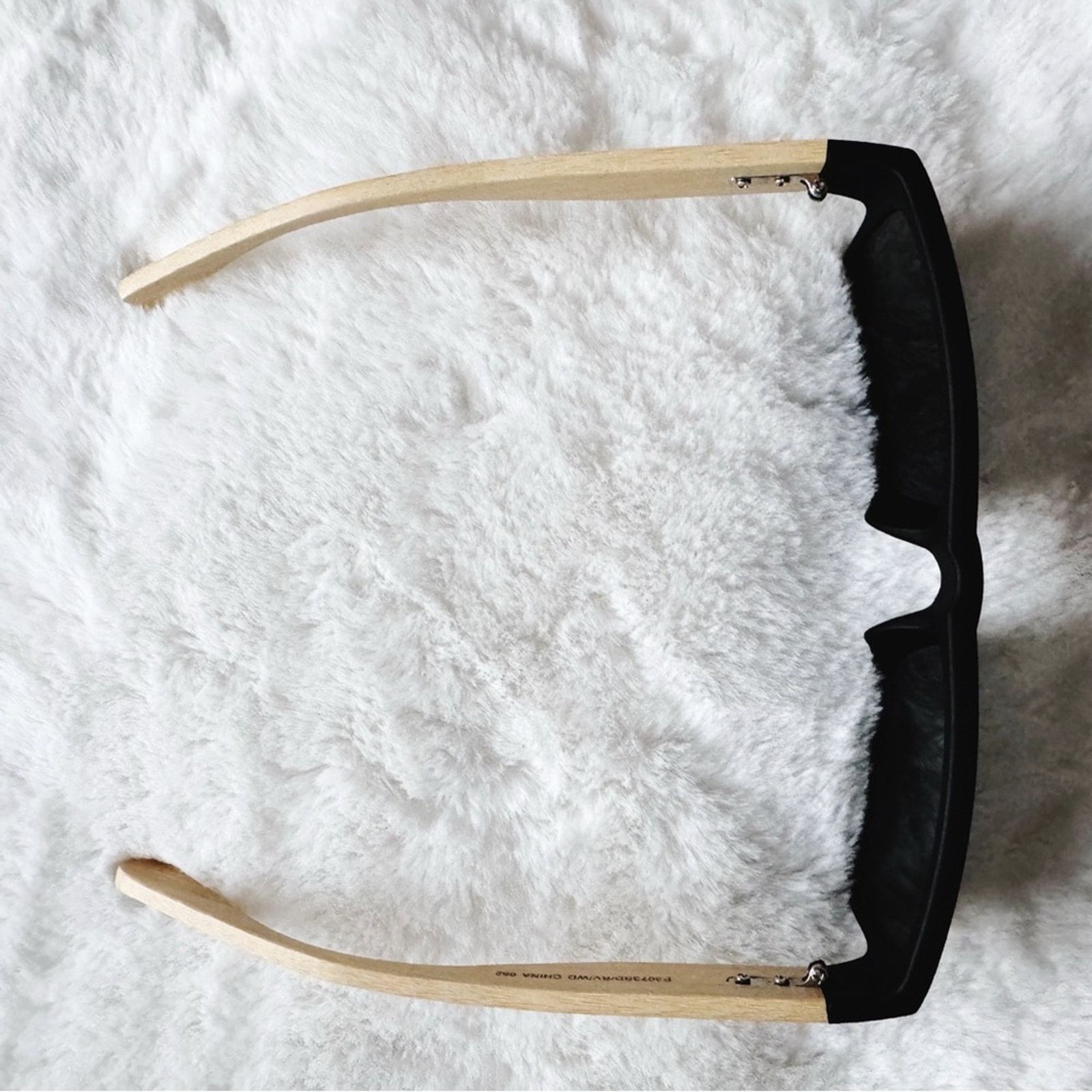 Other Juna Black & Light Wood Sunglasses Size ONE SIZE - 5 Thumbnail