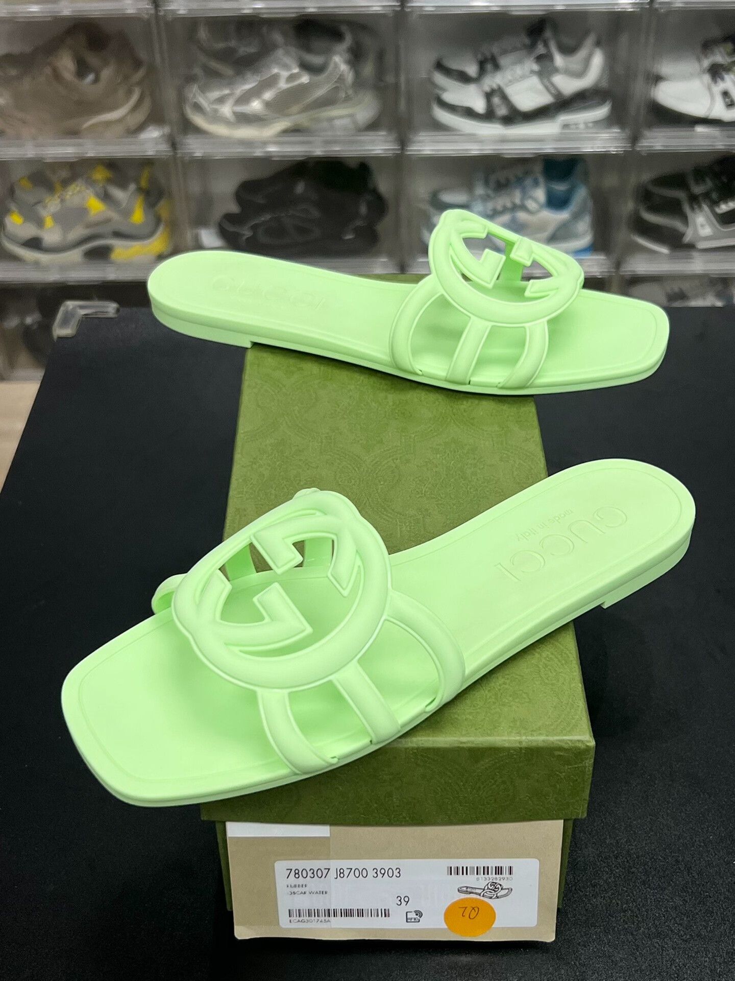 Gucci Gucci Green Sandals us_9 Women Size US 9 / IT 39 - 1 Thumbnail