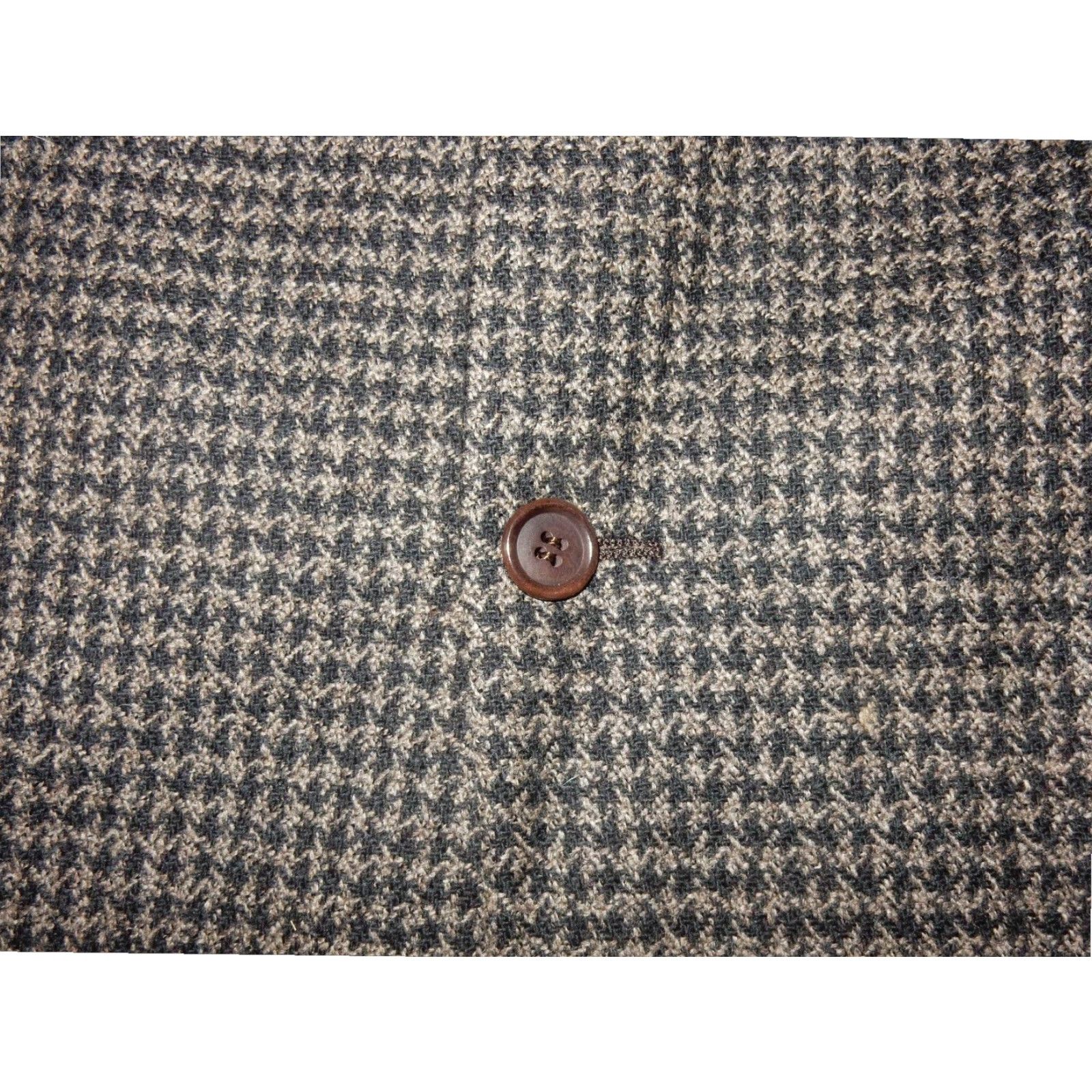 Armani VINTAGE Giorgio Armani Blazer Jacket Men's Size 44R Gray&Black Houndstooth Wool Mens Size 44R - 4 Thumbnail