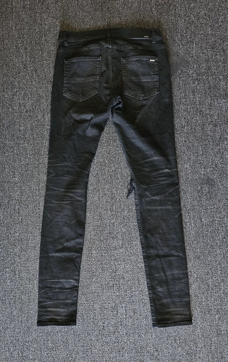 Amiri Amiri coated distressed jeans Size US 32 / EU 48 - 4 Thumbnail