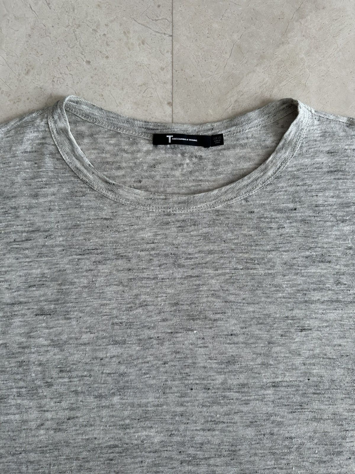 Alexander Wang Heather Linen T-Shirt Size US XS / EU 42 / 0 - 2 Thumbnail