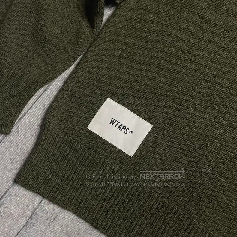 Wtaps Wtaps Knitted printed wool hoodie Size US L / EU 52-54 / 3 - 5 Thumbnail