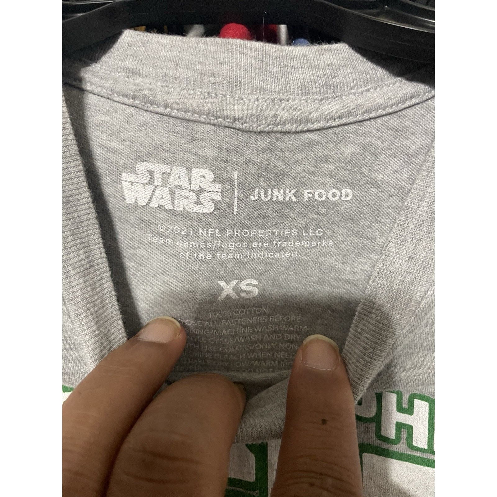 Junk Food Size M- Philadelphia Eagles x Star Wars Yoda "Win We Will" Size US M / EU 48-50 / 2 - 3 Thumbnail