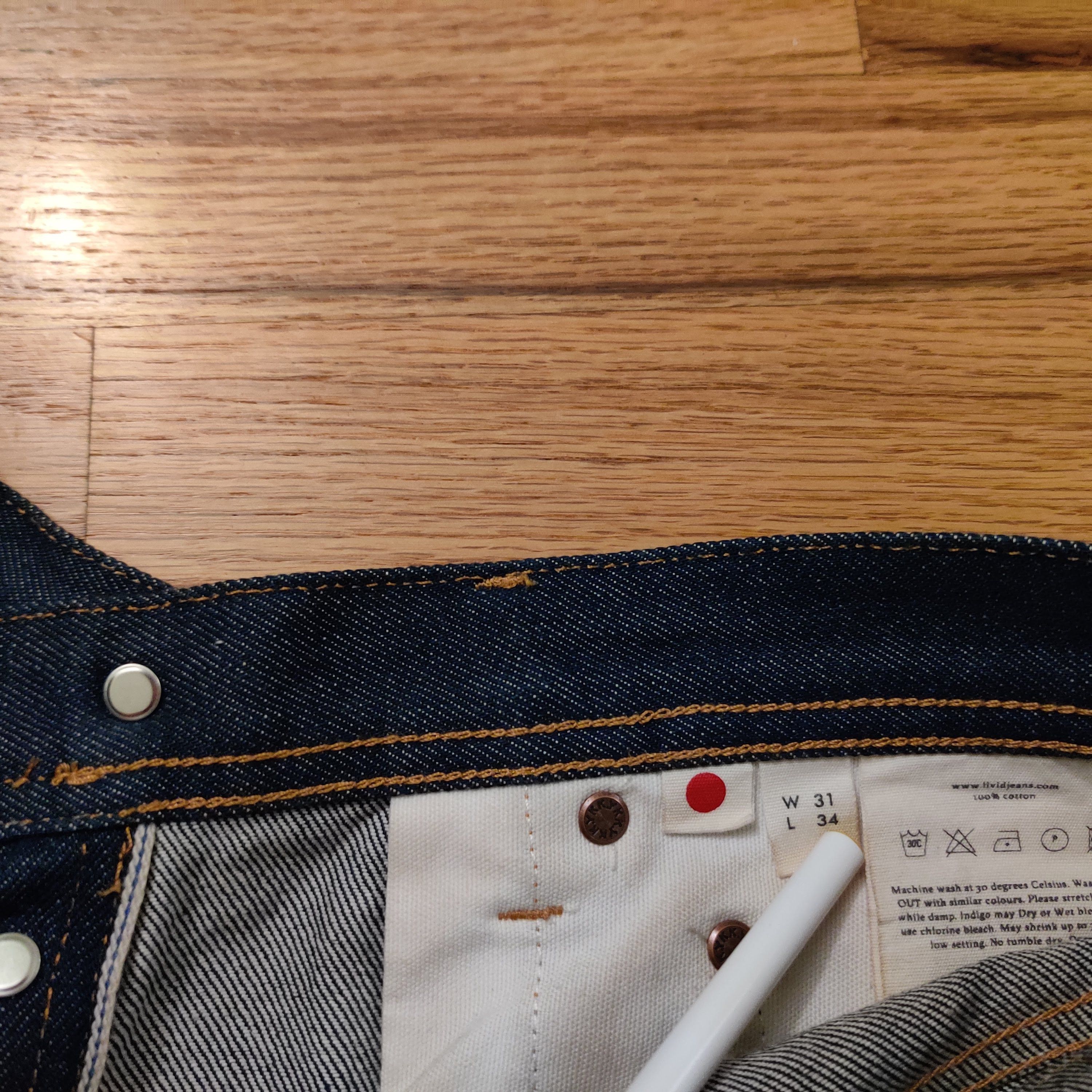 Livid Livid Jeans Jone Slim Japan Selvedge Size US 31 - 9 Thumbnail