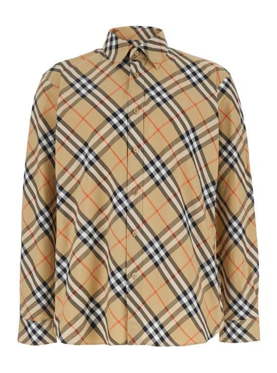 Burberry BURBERRY Men Shirts 8106165B9368 Beige Size US S / EU 44-46 / 1 - 1 Thumbnail
