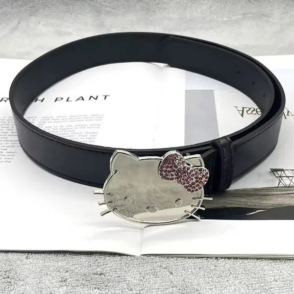 Japanese Brand y2k 2000s Hello Kitty rhinestone grunge goth emo punk belt Size ONE SIZE - 7 Thumbnail