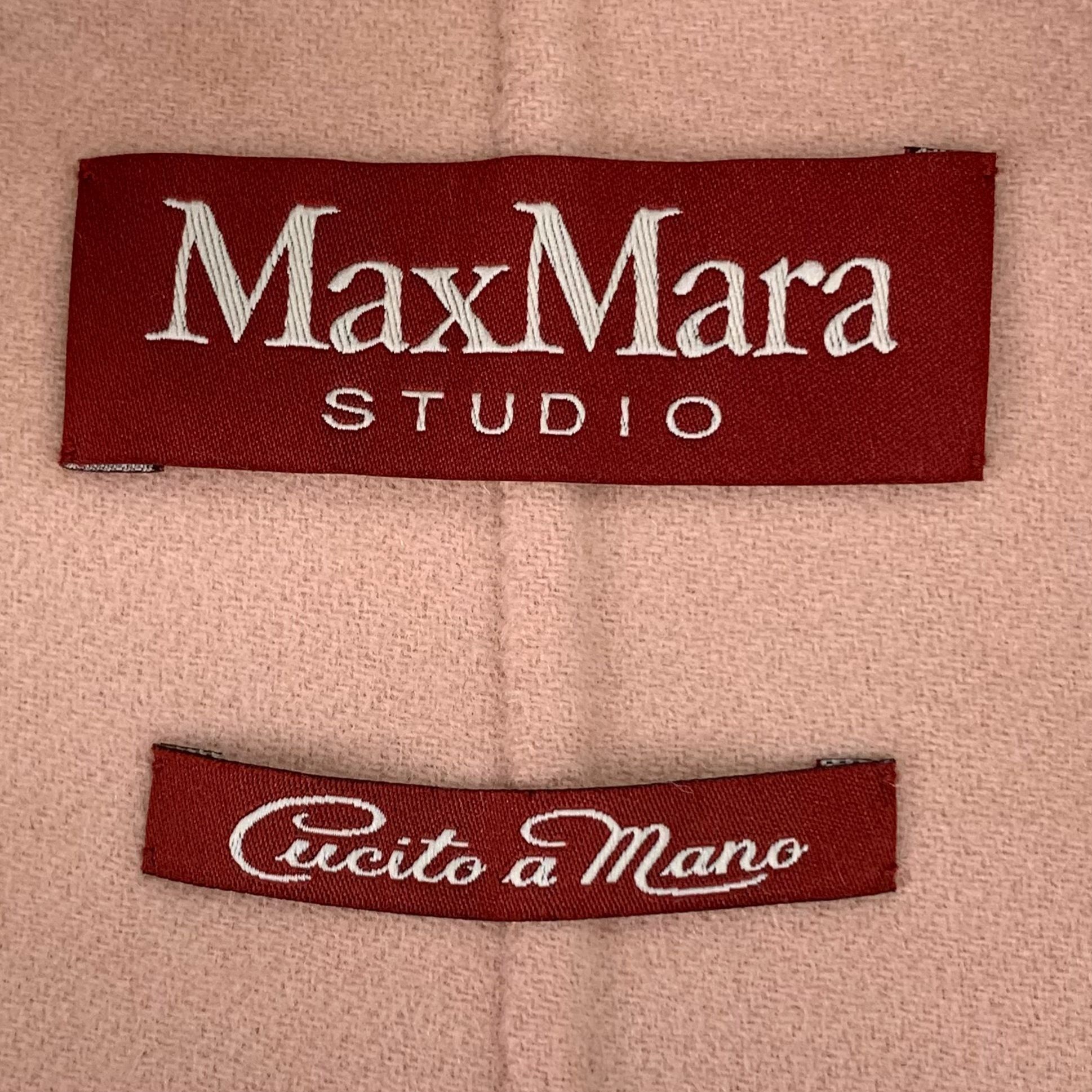 Max Mara Max Mara Studio Womens Double-Breasted Wool & Cashmere Coat Size XXS / US 00 / IT 34 - 7 Thumbnail