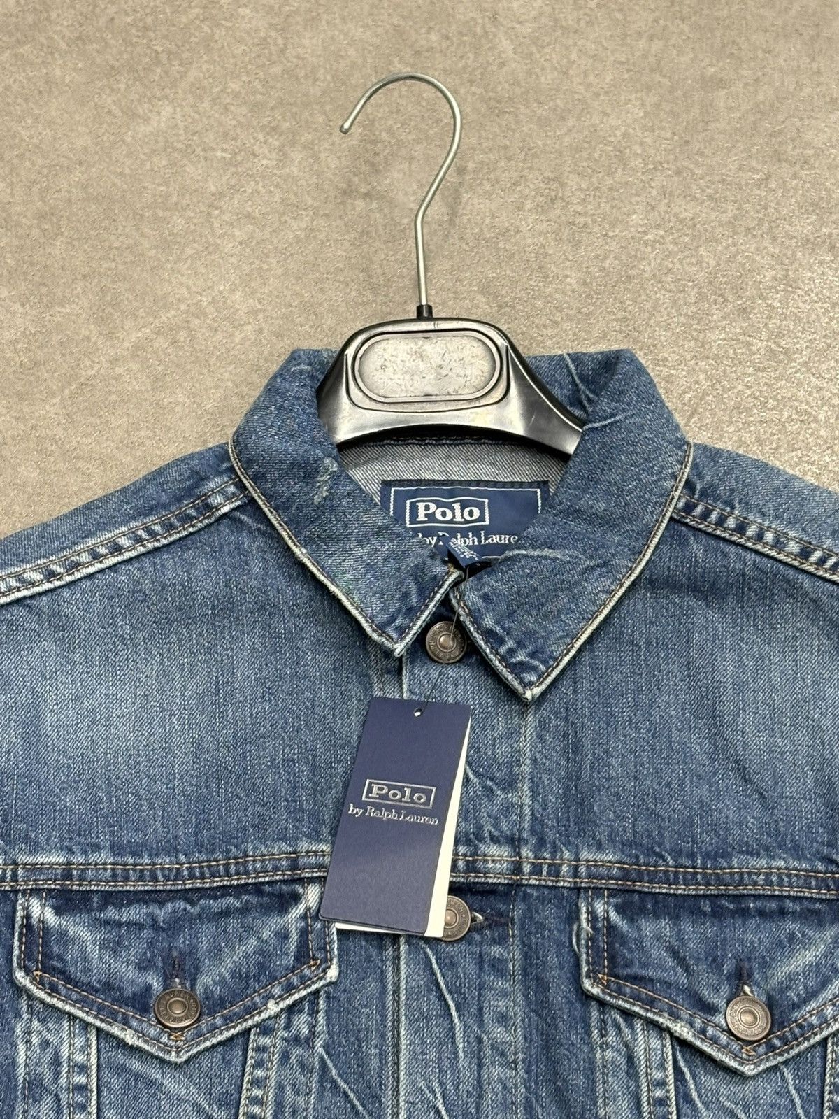 Polo Ralph Lauren Navy Cropped Denim Jacket Ralph Lauren Women’s S – New Size S / US 4 / IT 40 - 4 Thumbnail