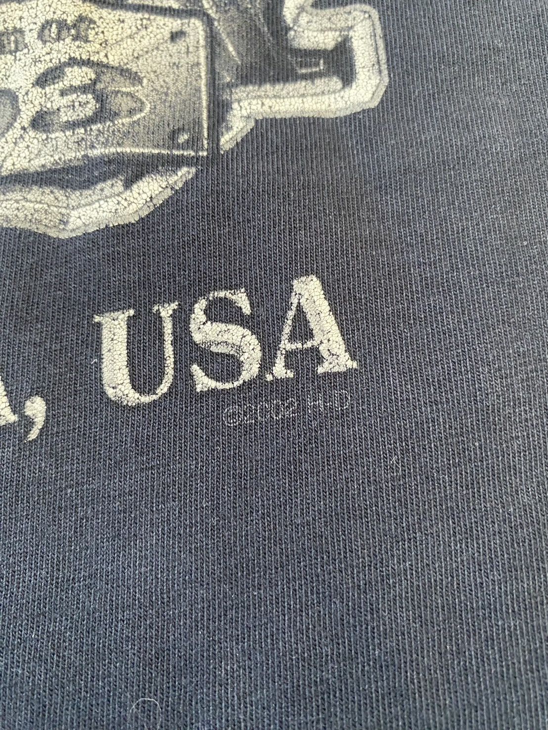 Harley Davidson Vintage Faded & Distressed Harley Davidson T-Shirt Size US XL / EU 56 / 4 - 8 Thumbnail