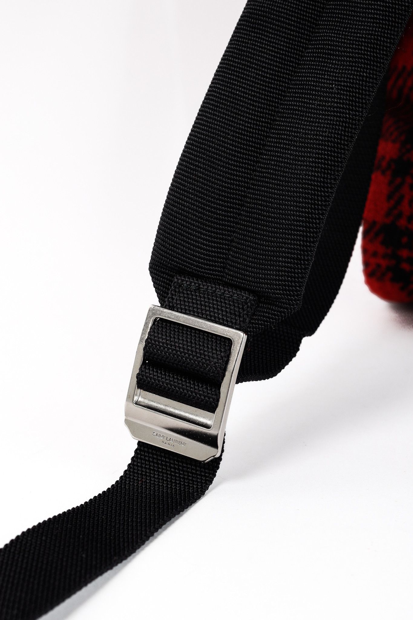 Saint Laurent Paris Saint Laurent AW/14 Tartan Wool YSL Hunting Rucksack Size ONE SIZE - 10 Thumbnail