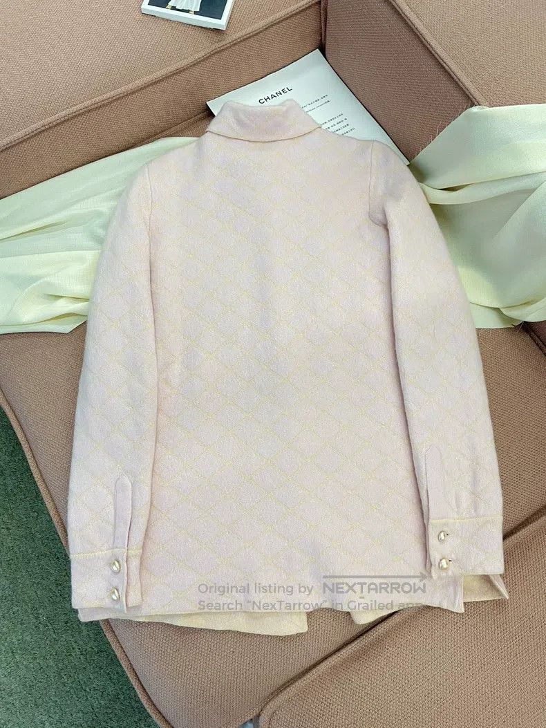 Chanel Chanel Cherry blossom pink diamond checkered plush small c Size XS / US 0-2 / IT 36-38 - 4 Thumbnail