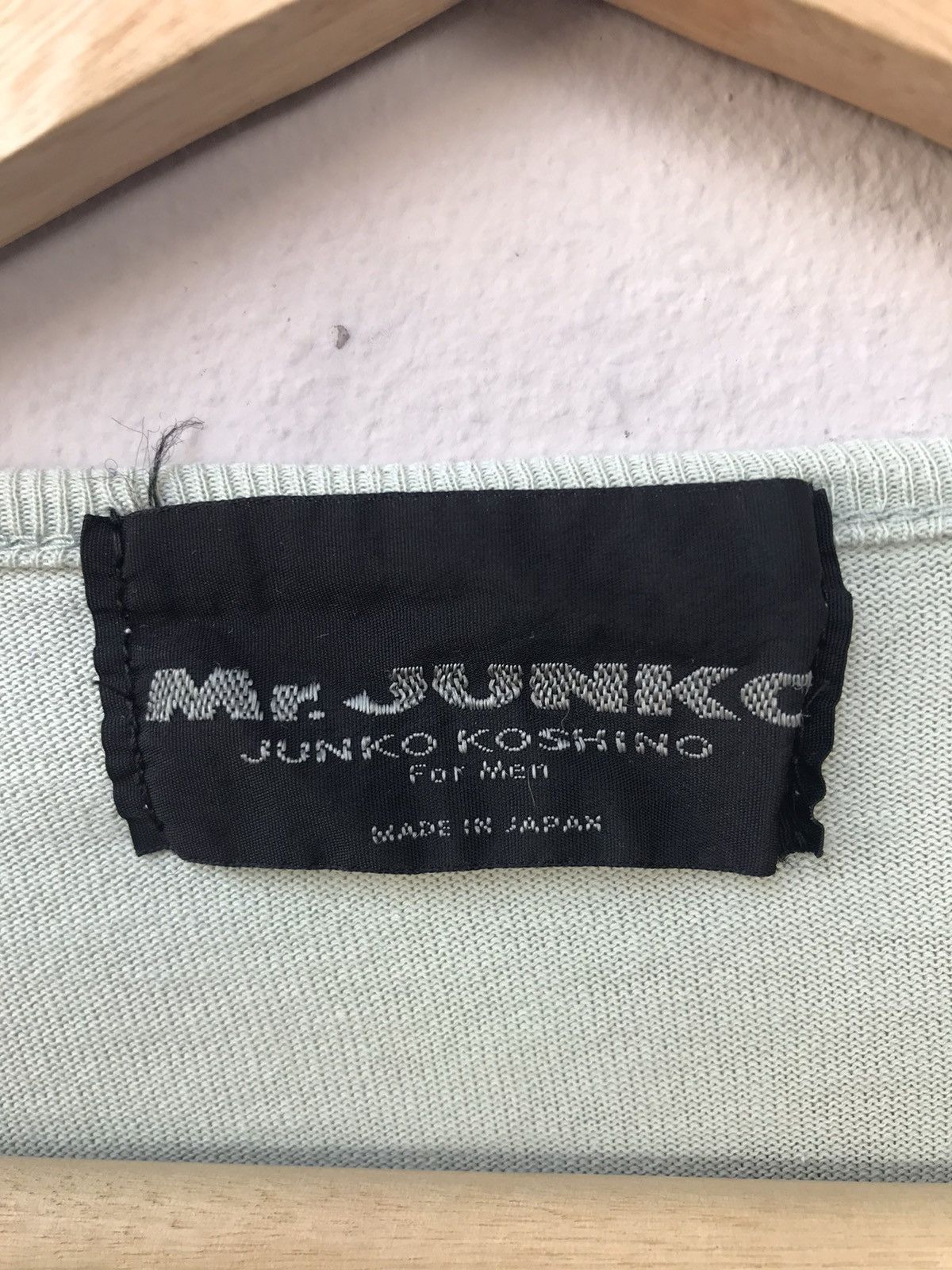Mr. Junko Vintage Mr Junko Junko Koshino Henley Tee Size US L / EU 52-54 / 3 - 6 Thumbnail