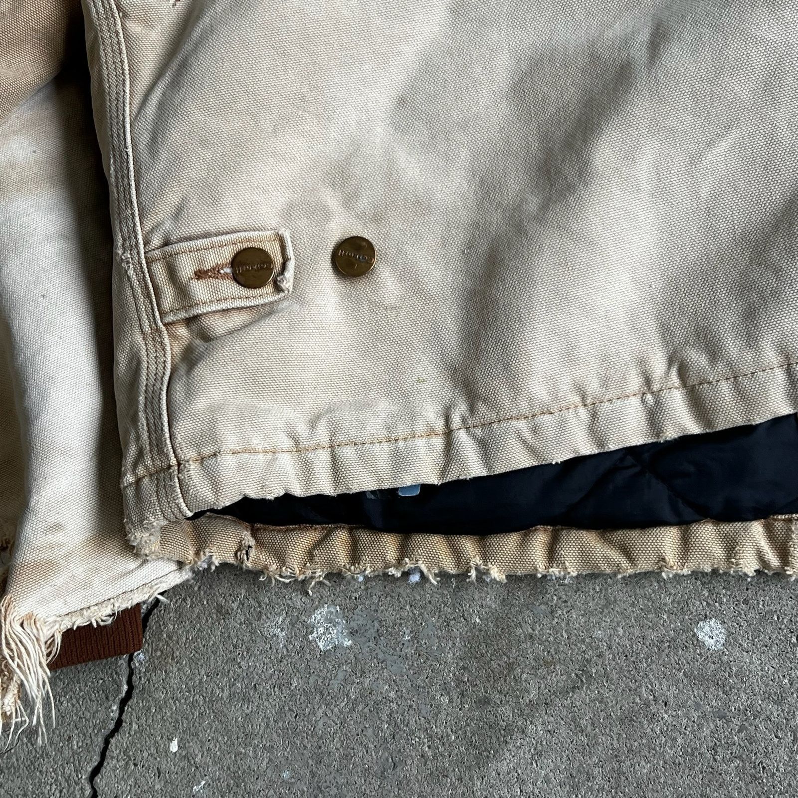 Carhartt × Vintage Carhartt faded brown thrashed arctic work wear jacket Size US L / EU 52-54 / 3 - 15 Thumbnail