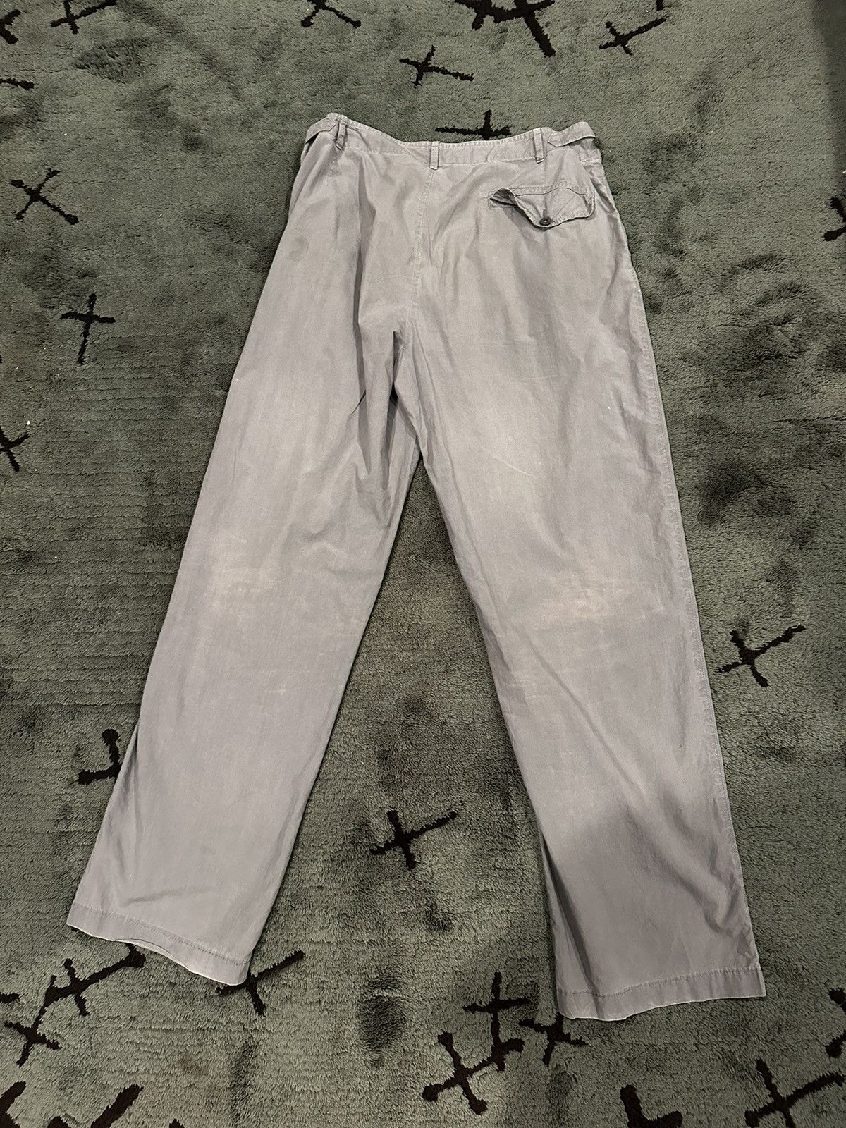 Stone Island Vintage Stone Island Light Grey Trousers Size US 32 / EU 48 - 2 Thumbnail