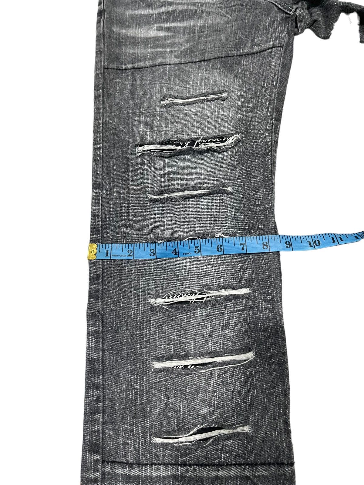 Japanese Brand Vintage Root Three Skull Distressed Jeans ! Rare Design Size US 32 / EU 48 - 22 Thumbnail