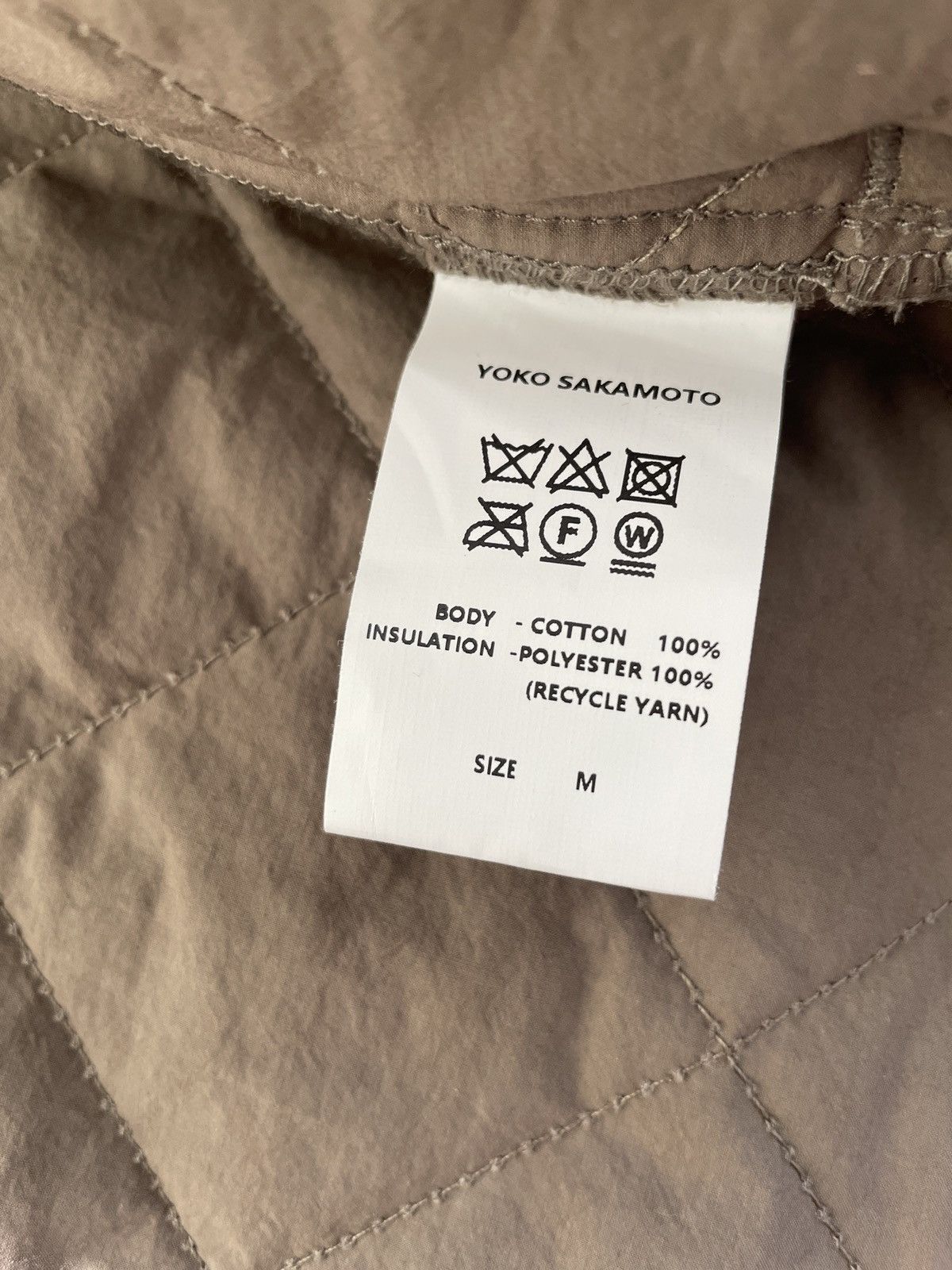 YOKO SAKAMOTO Quilting Work Shirt Jacket - Gray Size US M / EU 48-50 / 2 - 6 Thumbnail
